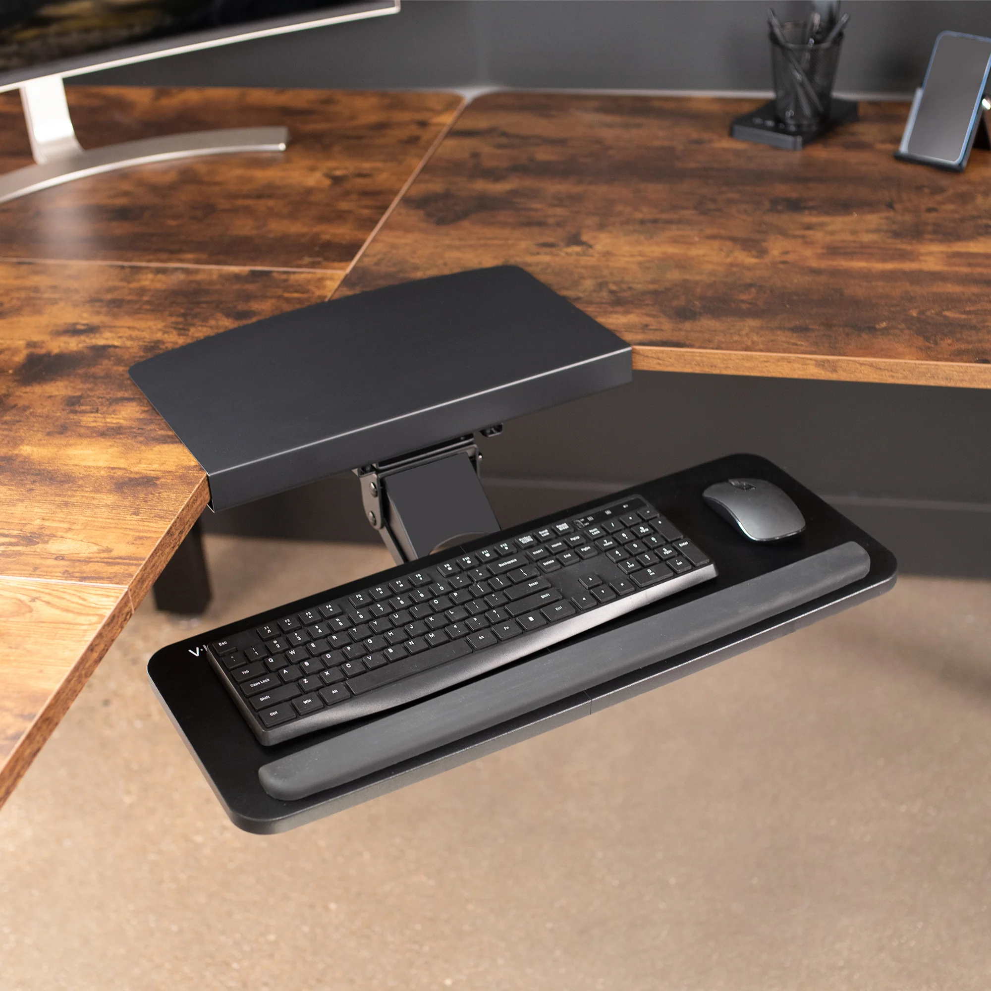 Corner Desk Keyboard Tray - Image 2
