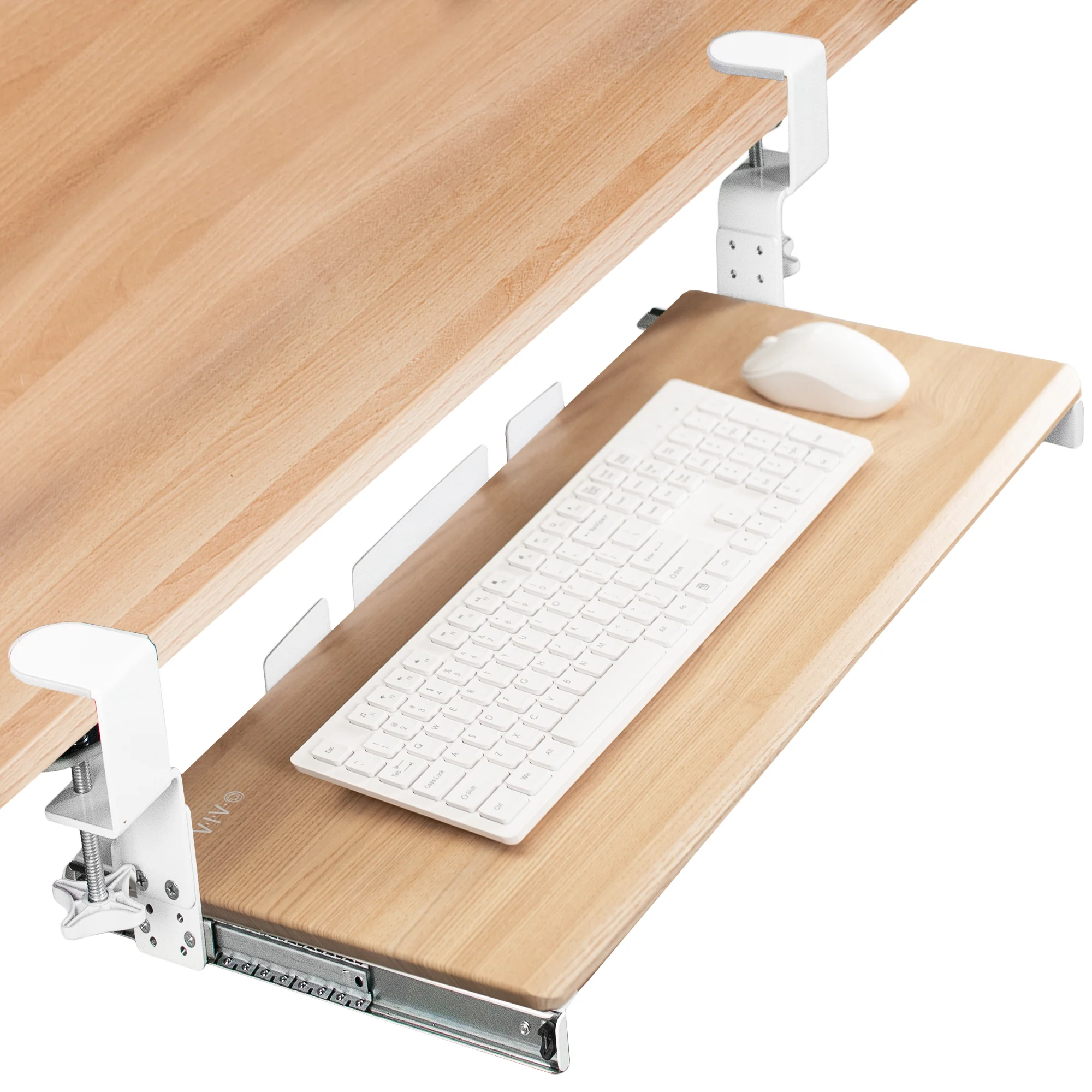 Clamp-on Height Adjustable Keyboard Tray - Image 12