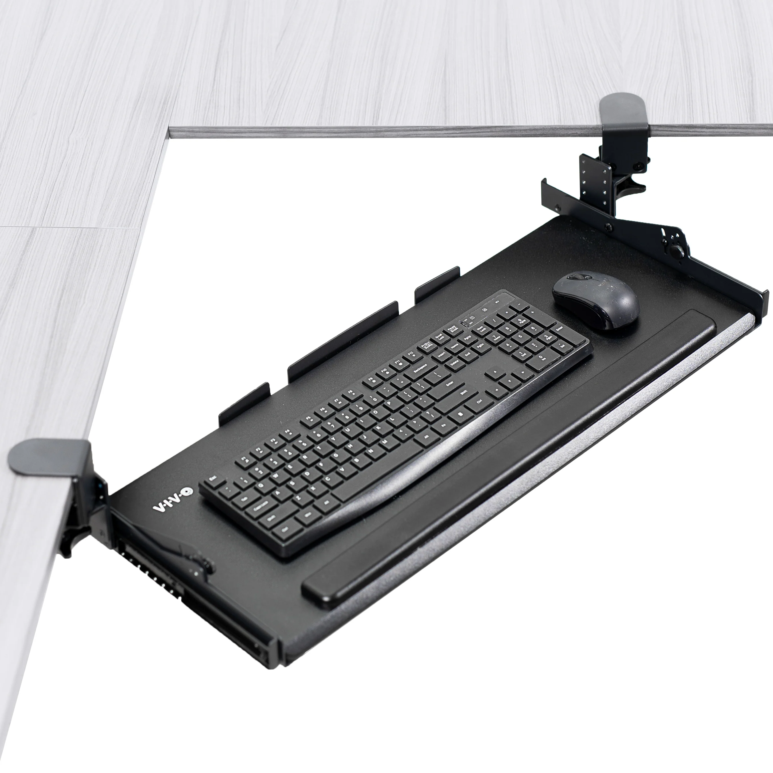 Clamp-on Height Adjustable Tilting Keyboard Tray - Image 10