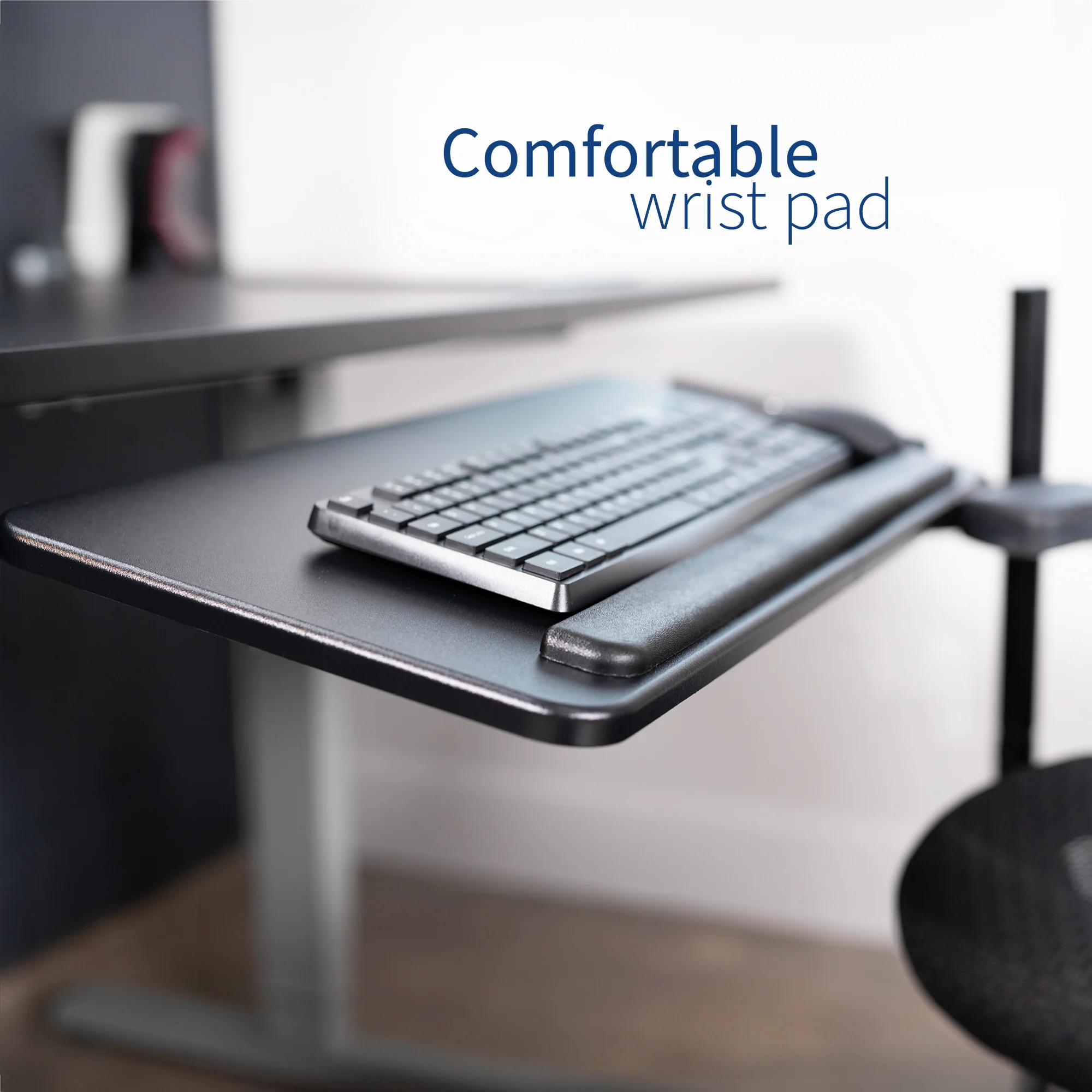 Office Chair Mounted Keyboard Tray - Image 8
