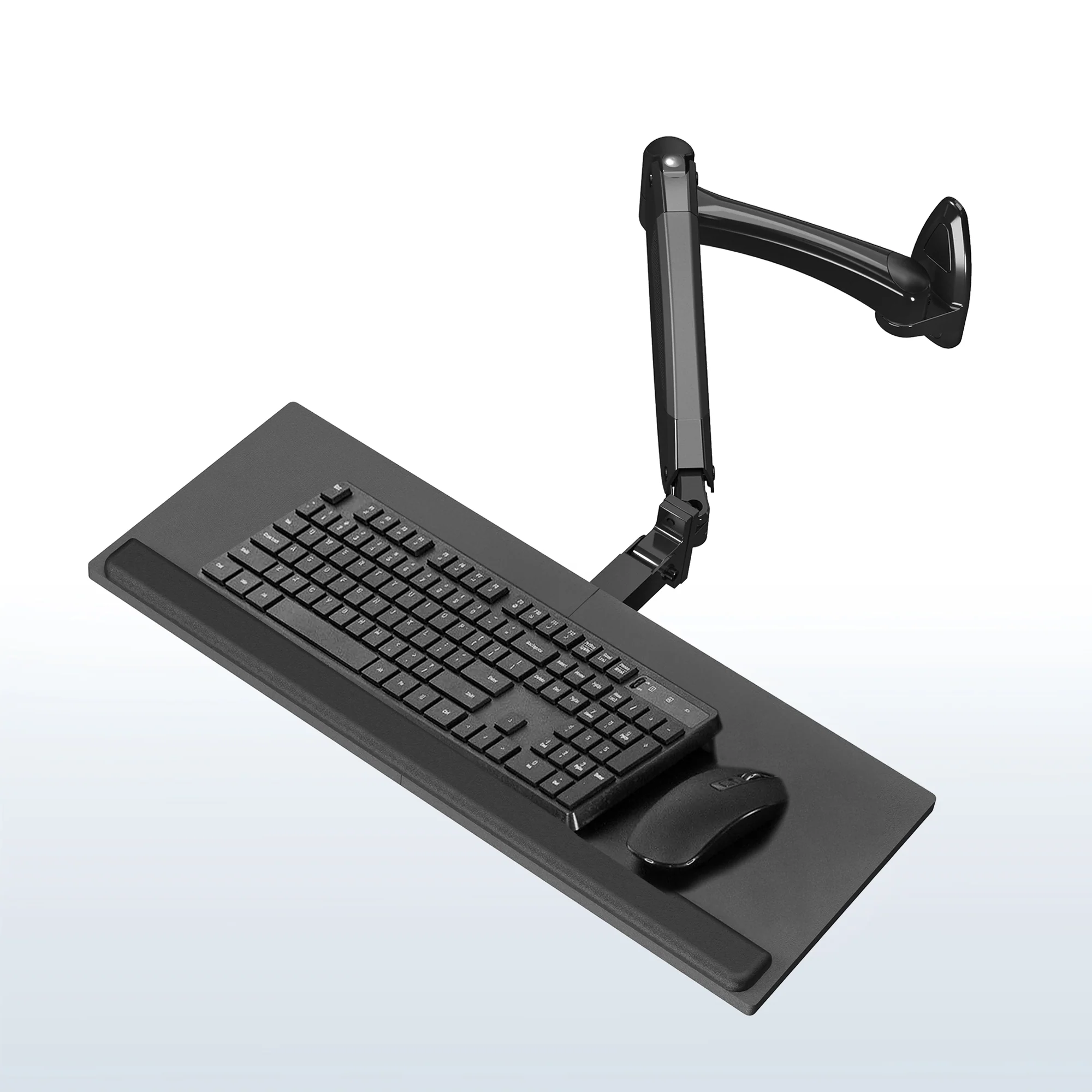 Pneumatic Wall Mounted Keyboard Tray