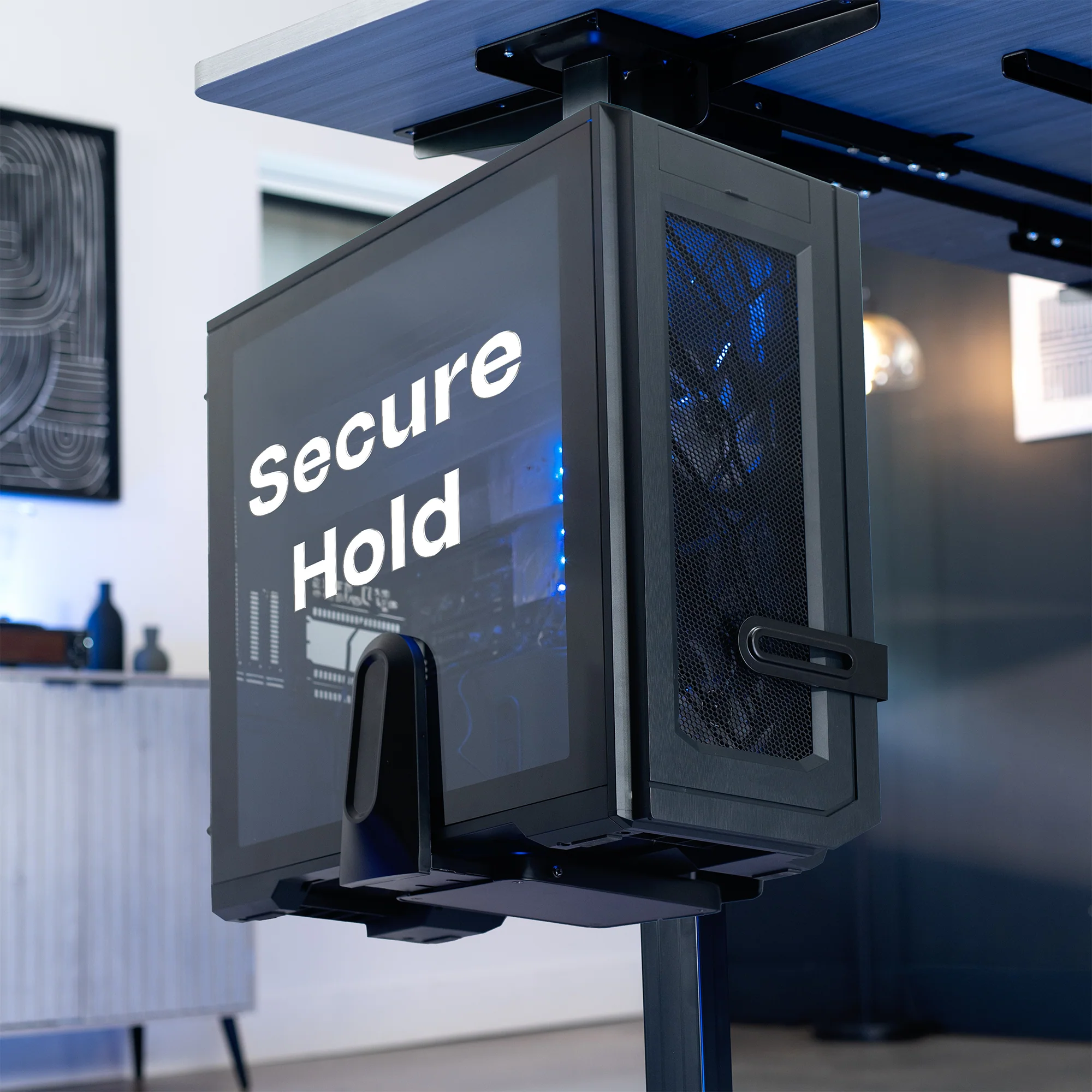 Large Under Desk and Wall PC Mount - Image 5