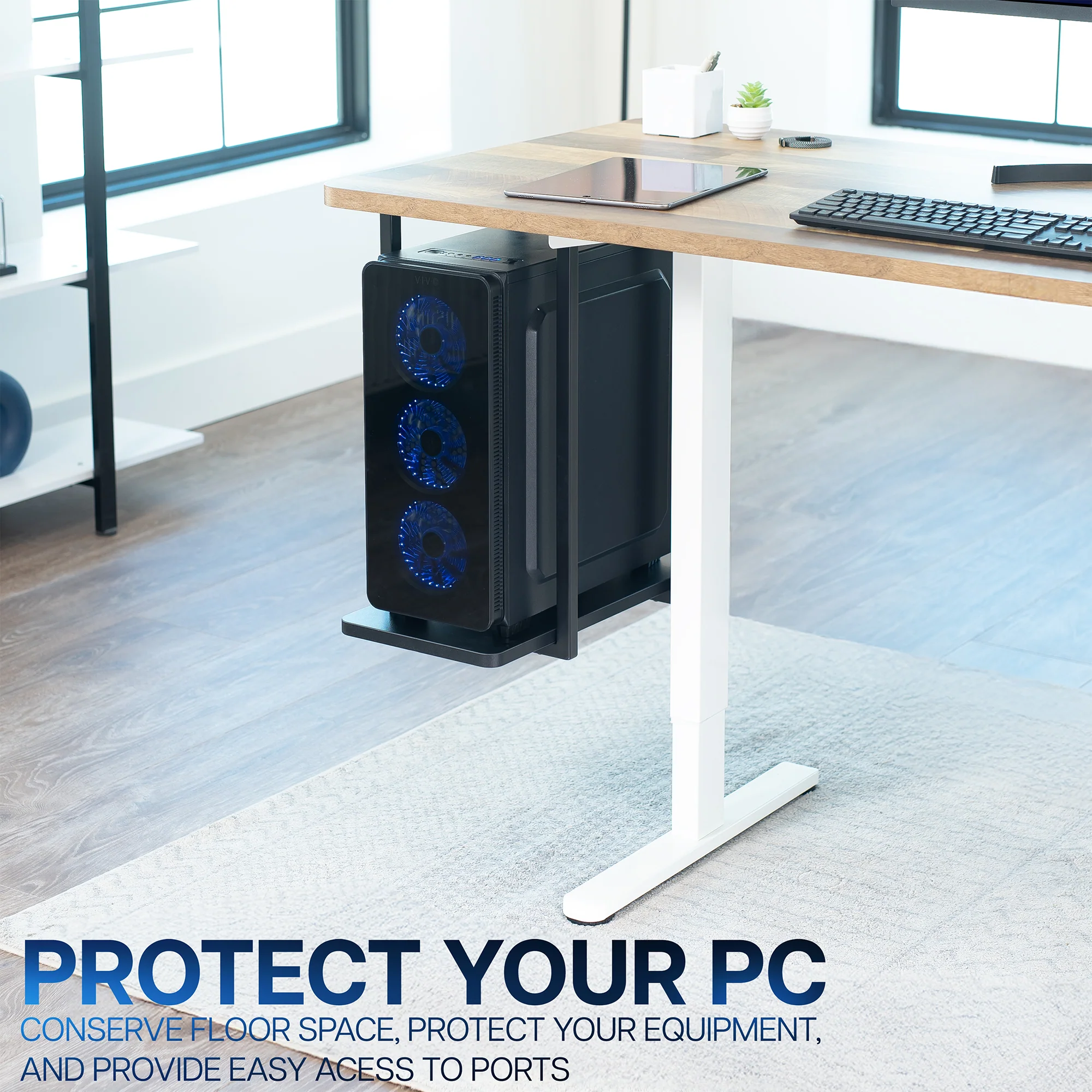 Under Desk PC Shelf Mount - Image 5