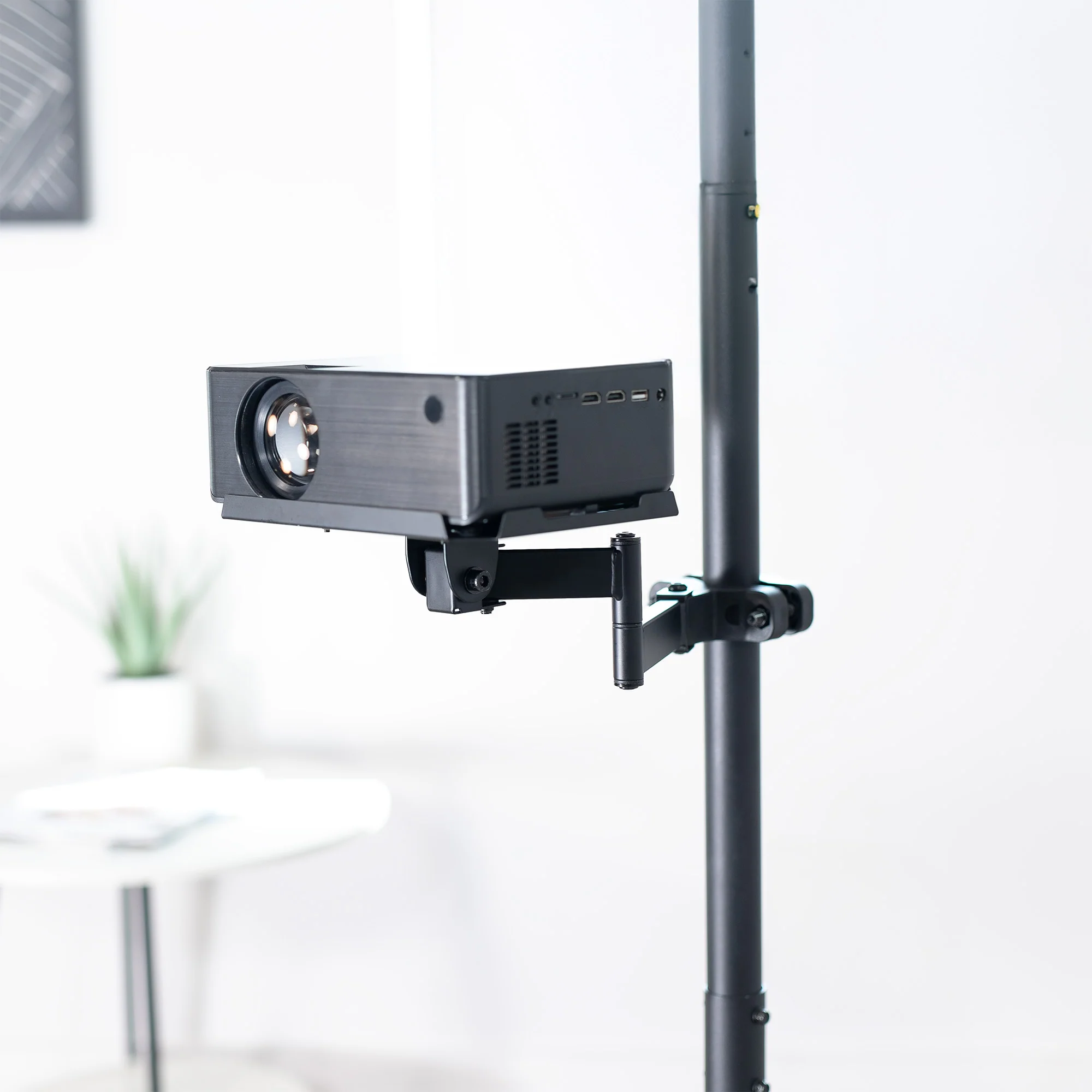 Pole Mount Shelf with Articulating Arm - Image 2