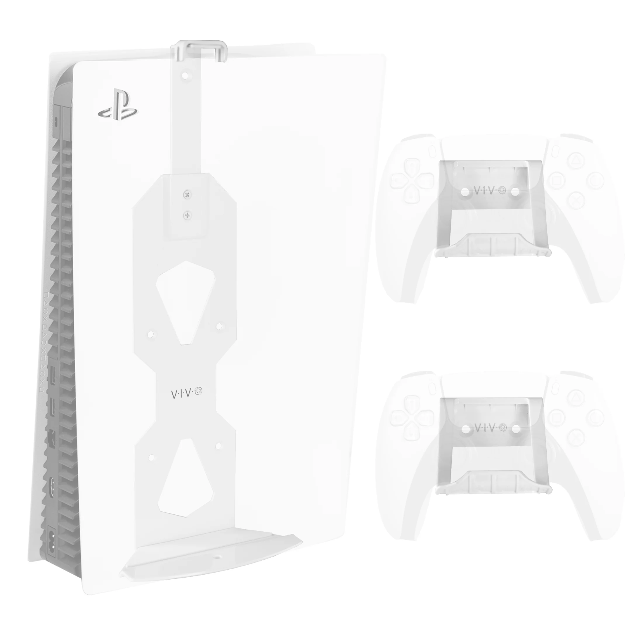 PS5 Wall Mount Bracket + 2 Controller Mounts - Image 10