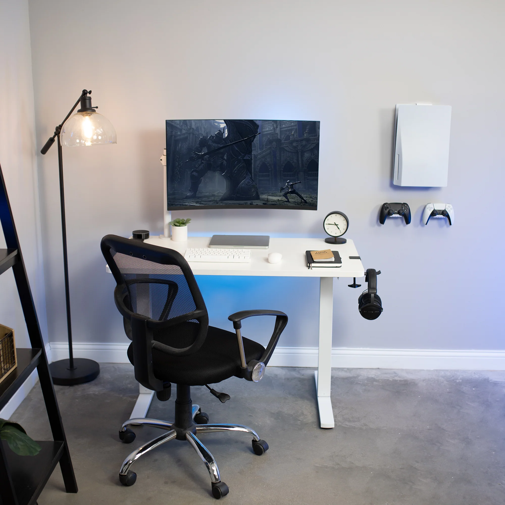 2-in-1 (Wall & Desk) Mount Designed for PS5 & PS5 Slim + 2 Controller Mounts - Image 12