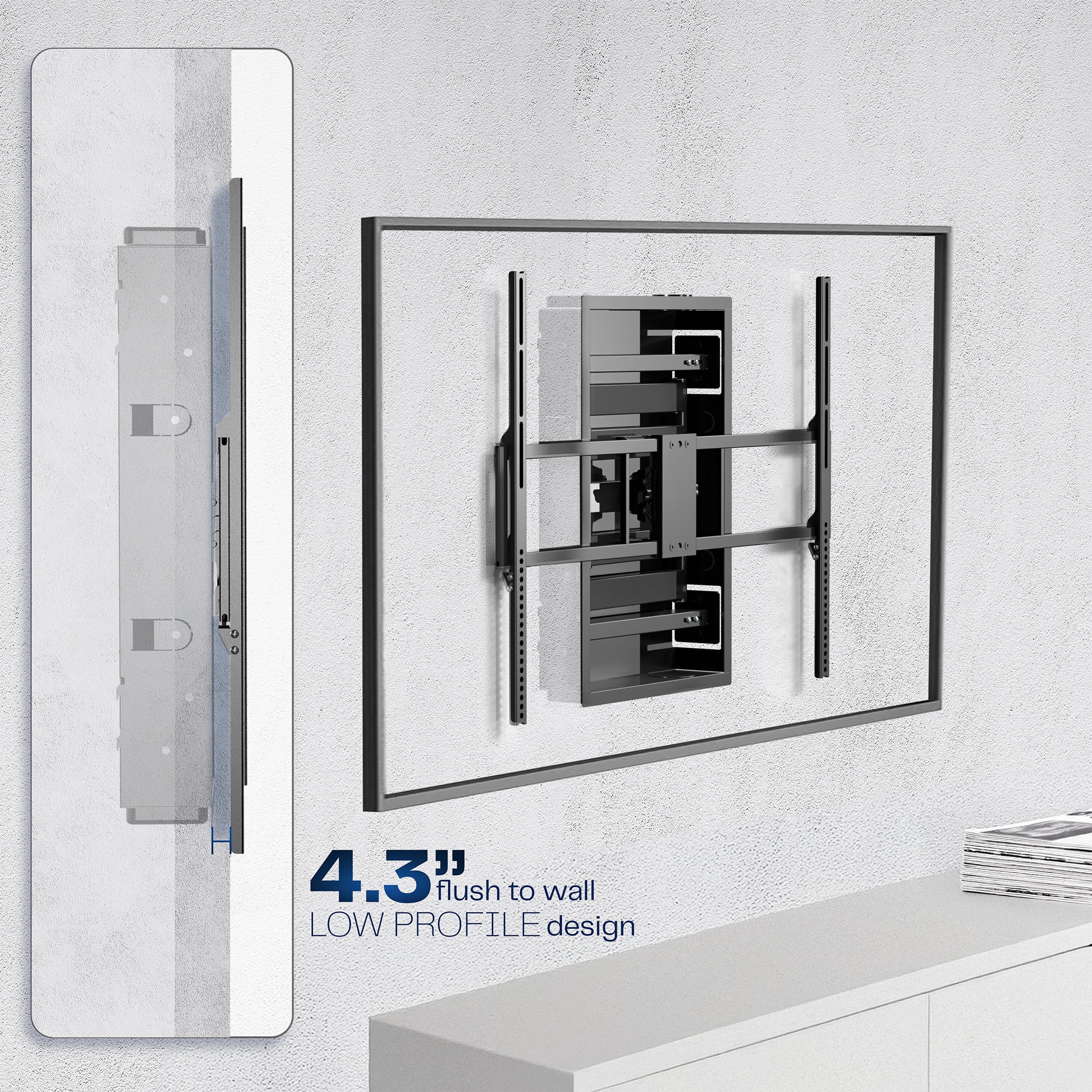 Premium Recessed Large TV Wall Mount - Image 5
