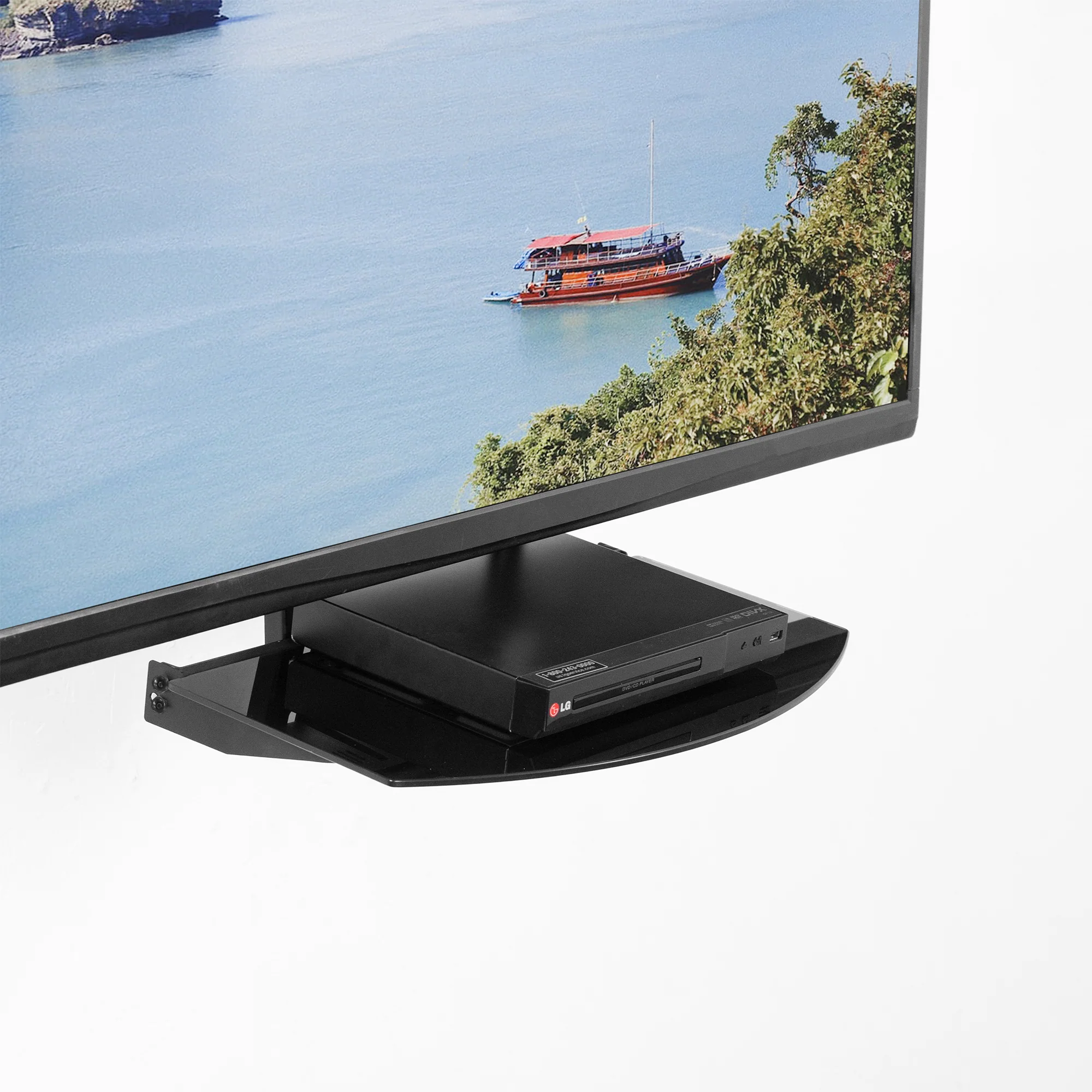 Under/Above TV 18" x 10" Glass VESA Shelf - Image 9