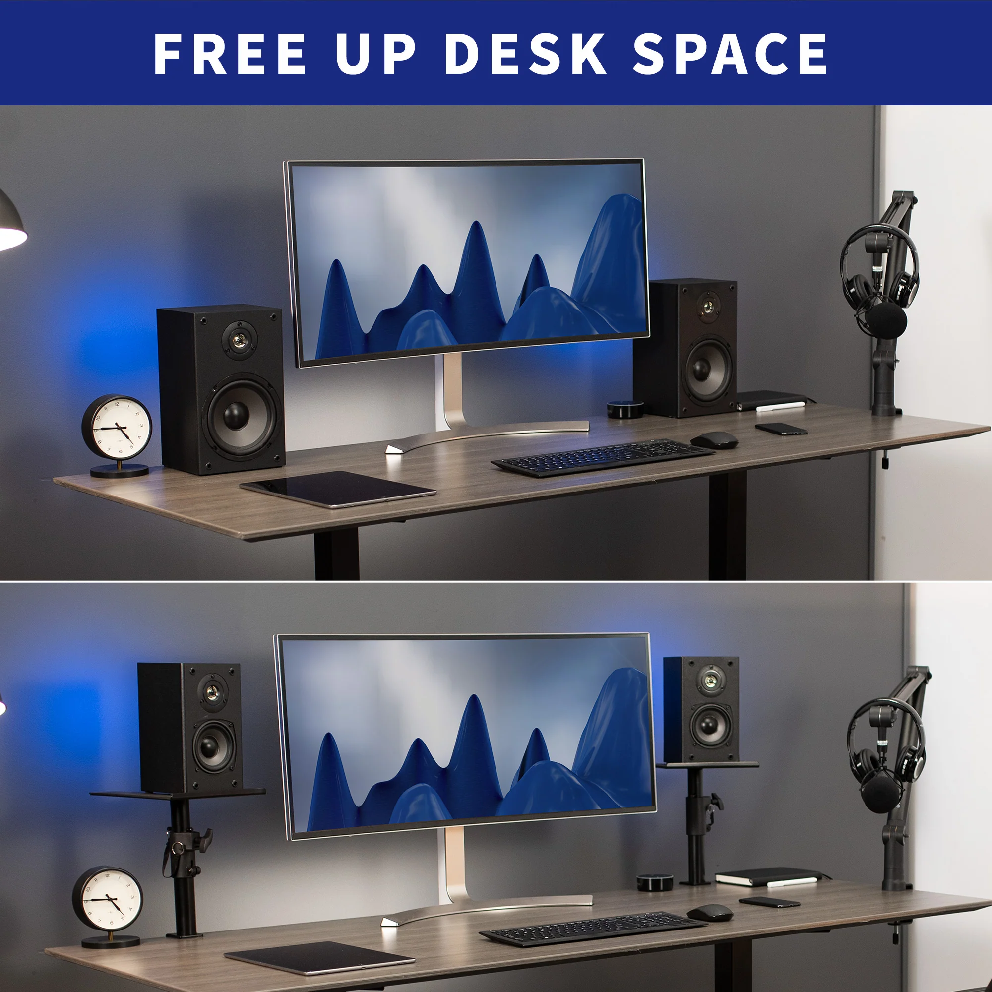 Clamp-on Speaker Stand - 2 Pack - Image 6