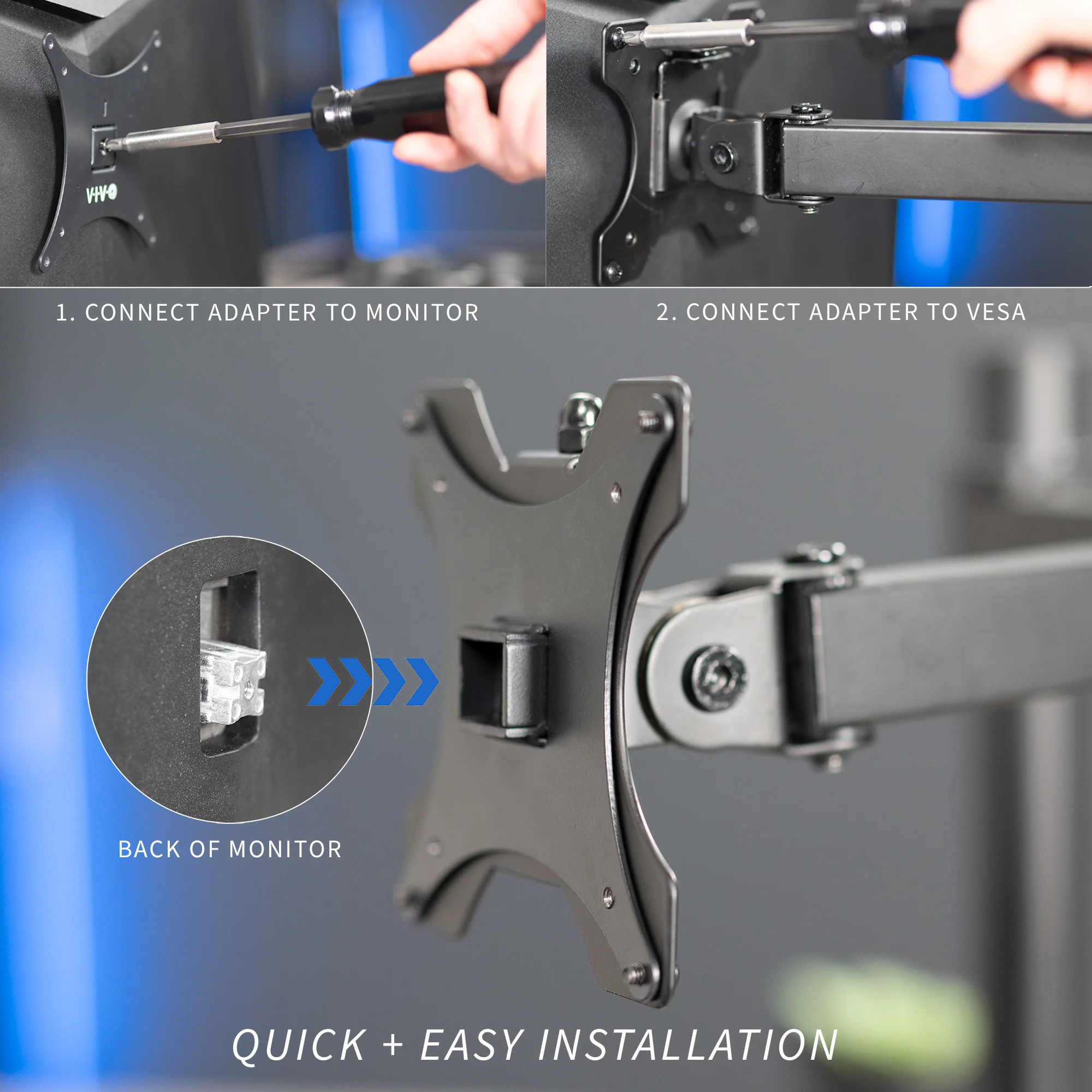 VESA Adapter Designed for Sceptre C25, C30, & C34 Monitors - Image 6