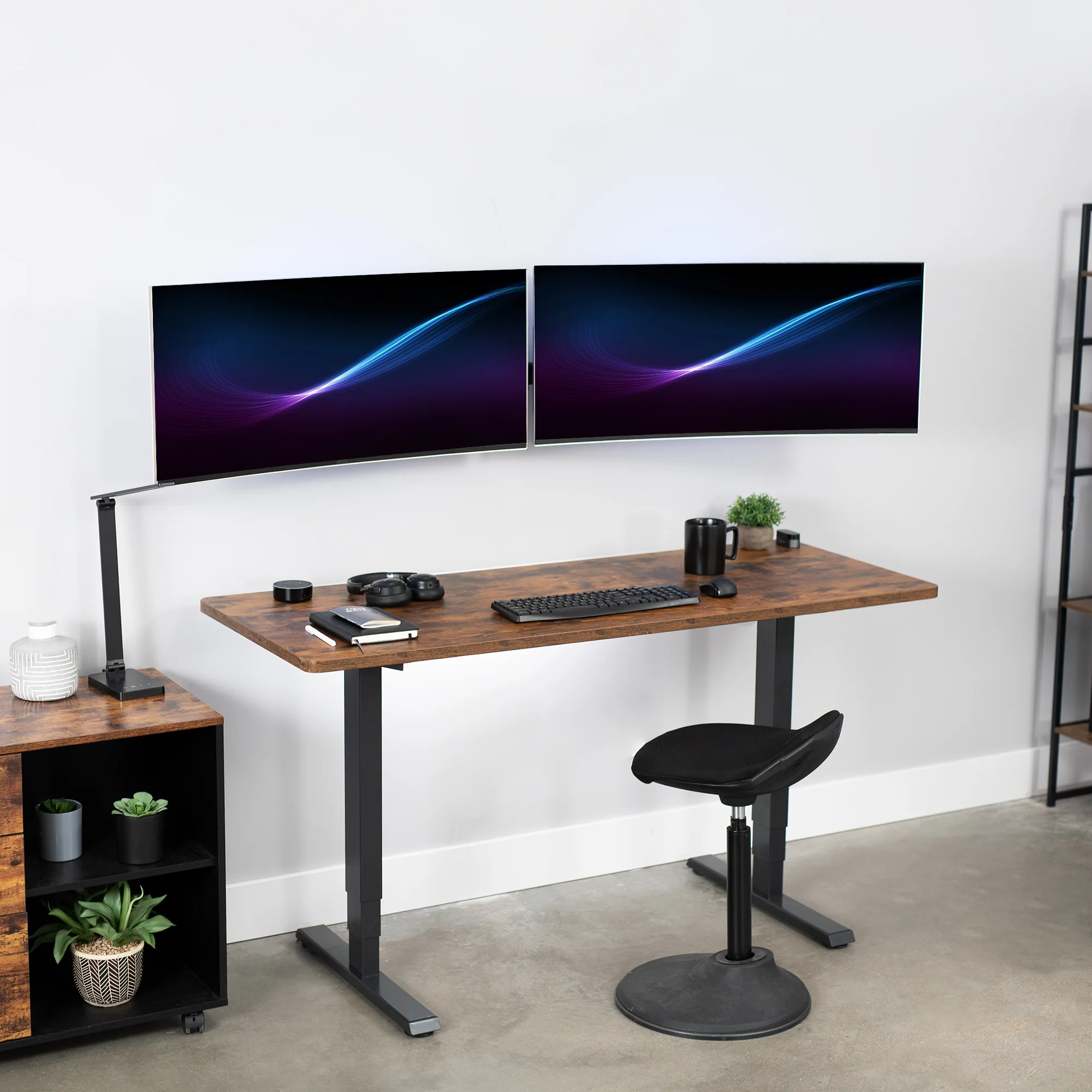 Telescoping Dual 27” to 38” Monitor Wall Mount - Image 2