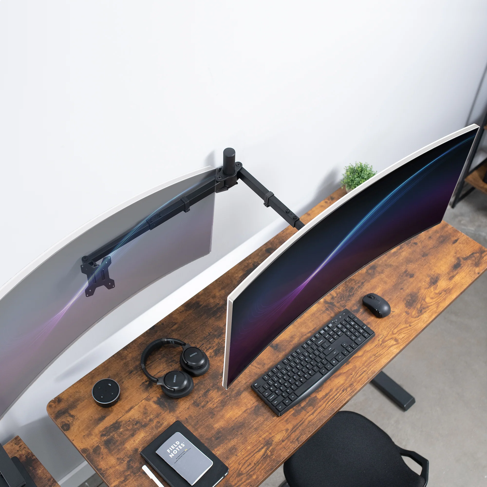 Telescoping Dual 27” to 38” Monitor Wall Mount - Image 9