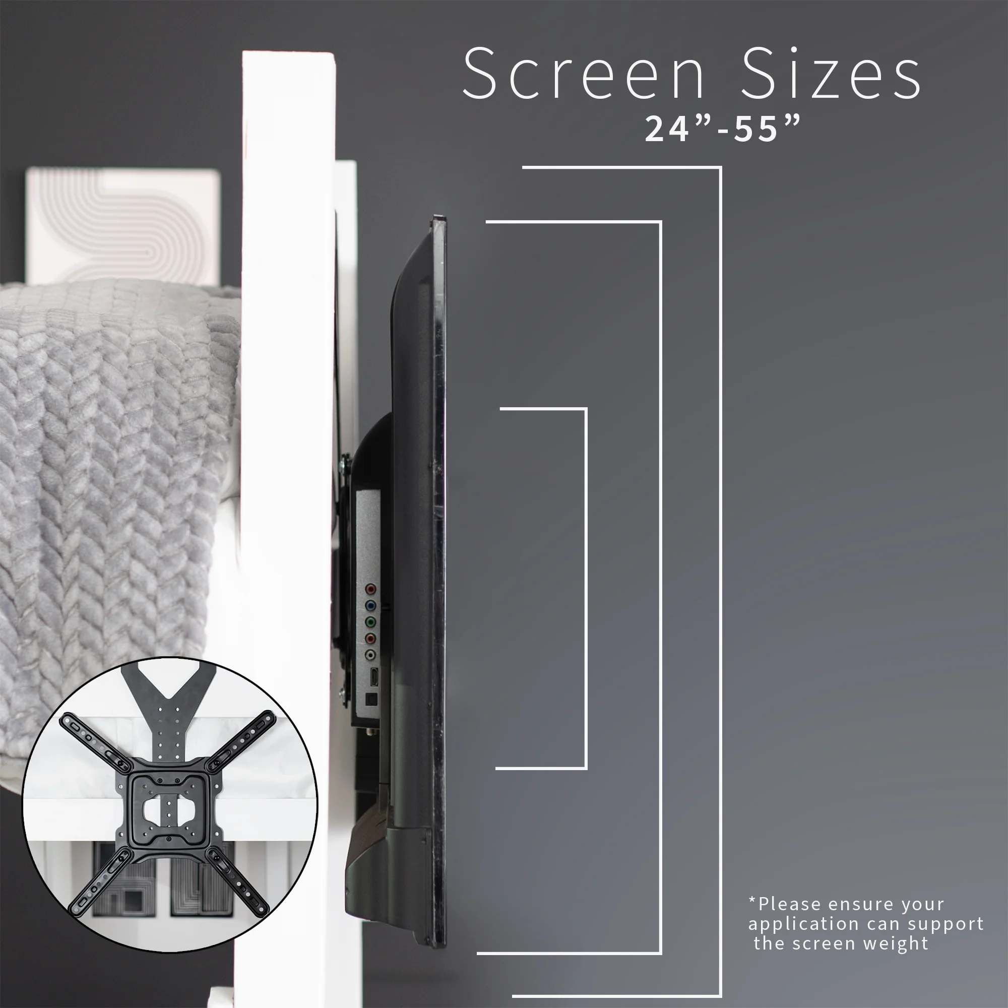 Loft Bed 24” to 55” TV Mount - Image 8
