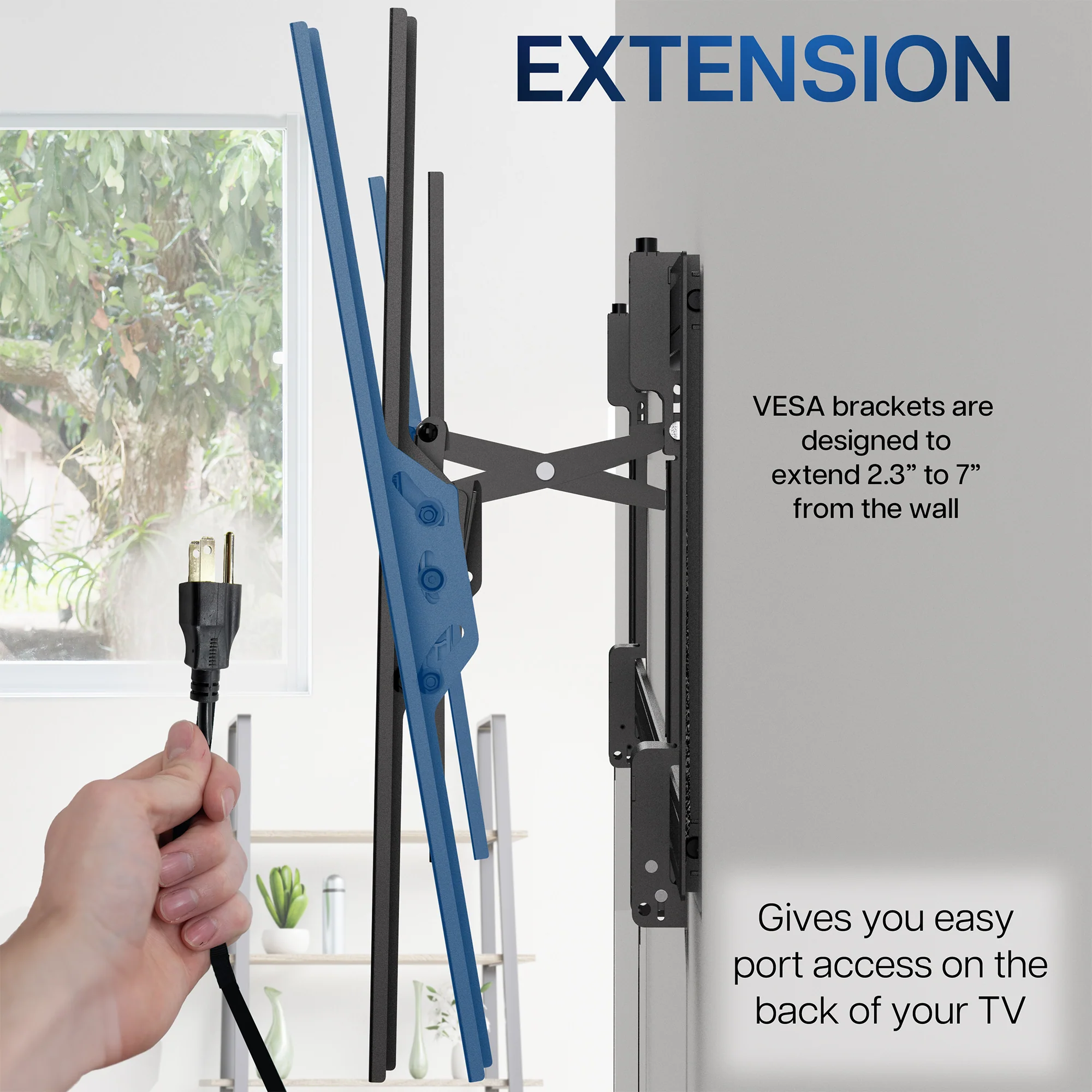 Low Profile Tilting TV Wall Mount for 55" to 105" Screens - Image 7