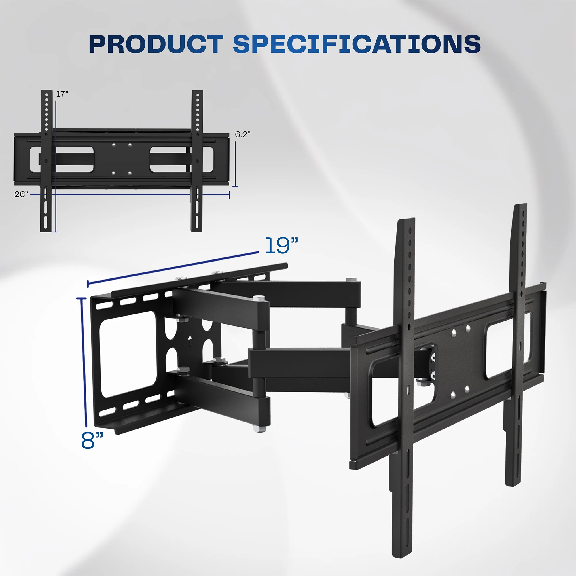 Outdoor Full Motion TV Wall Mount - Image 3