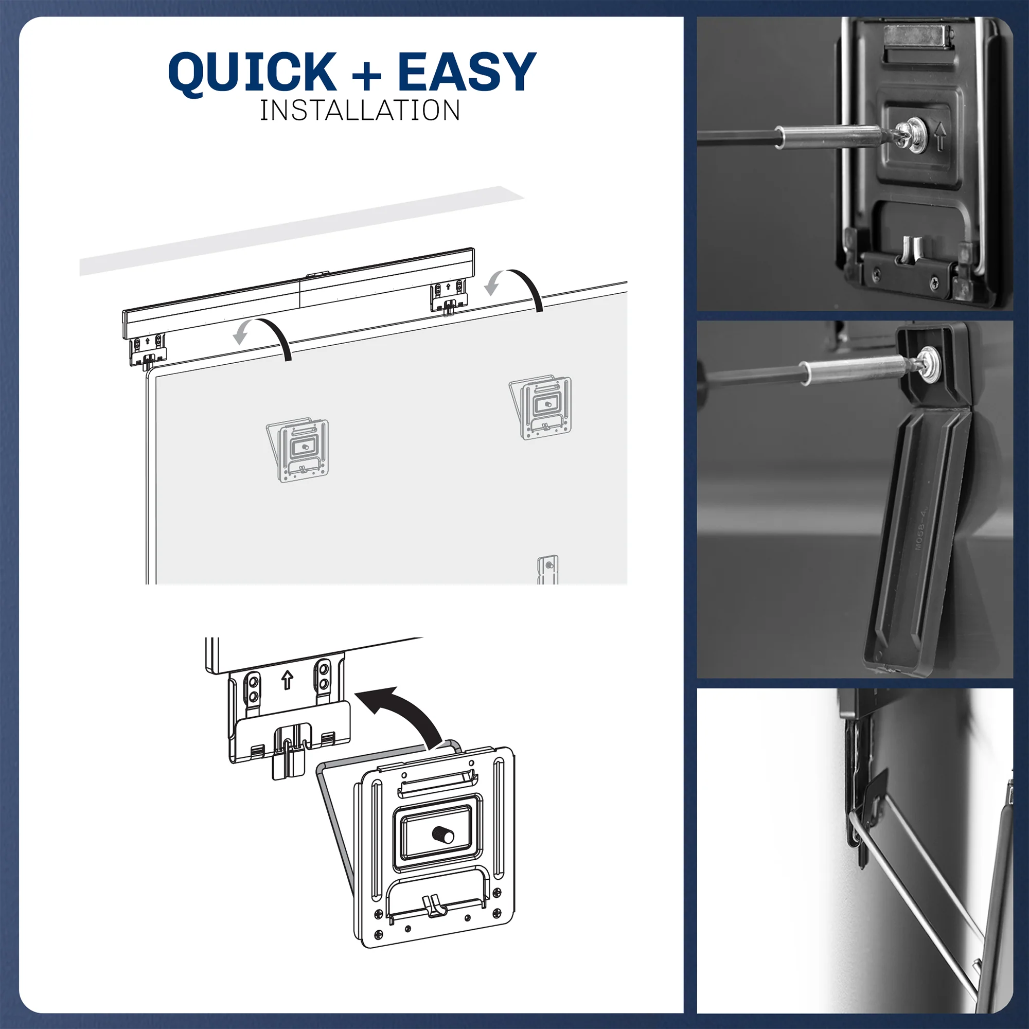 Universal Micro-Gap 43” to 90” TV Wall Mount - Image 8