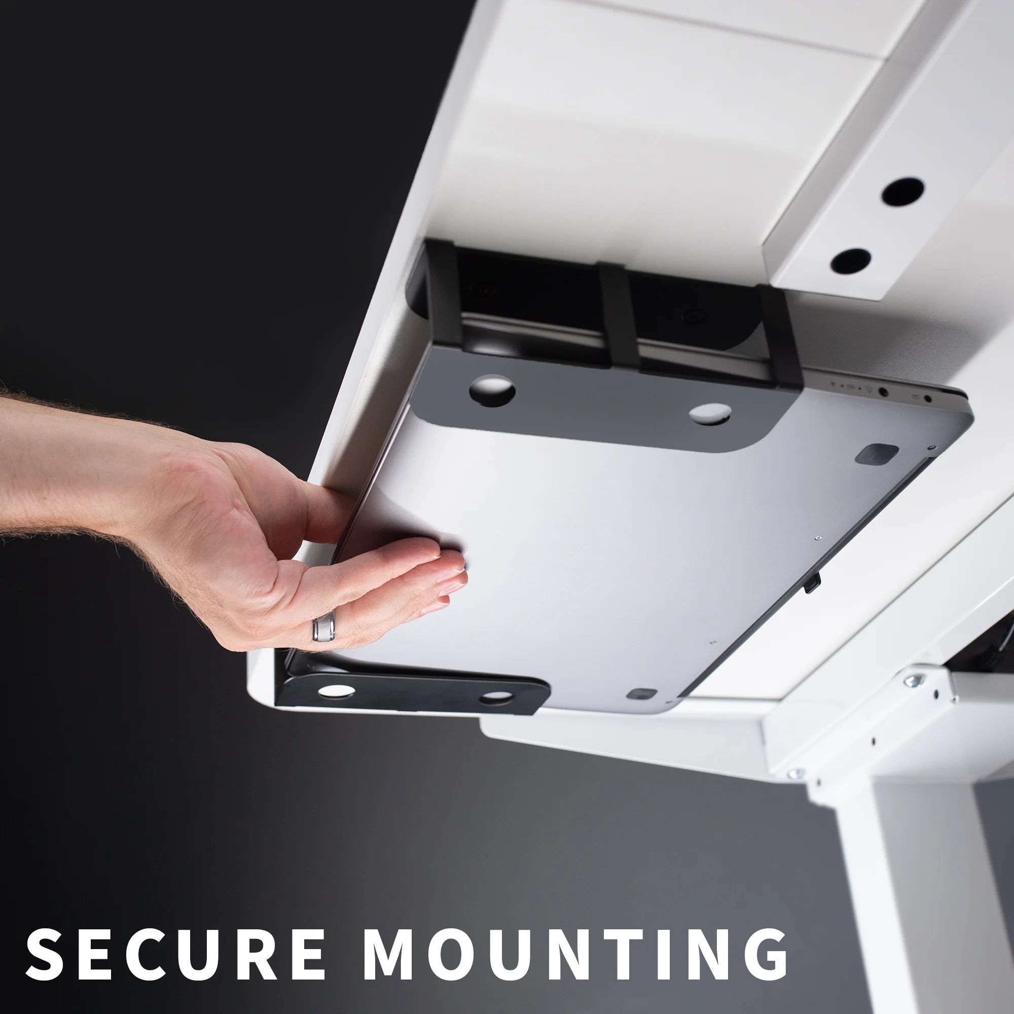 Under Desk Universal Laptop Storage Mount - Image 4