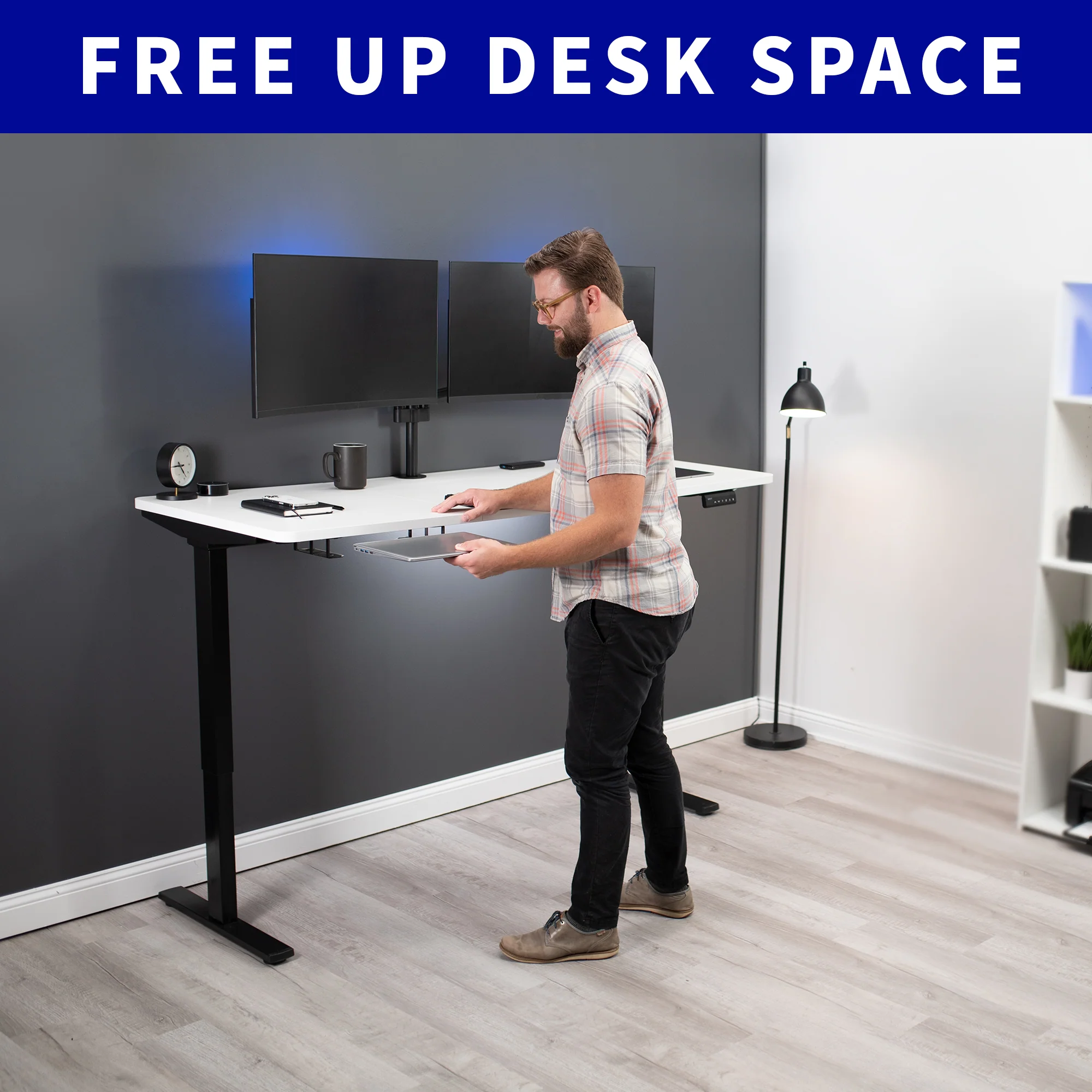 Under Desk Universal Laptop Storage Mount - Image 5