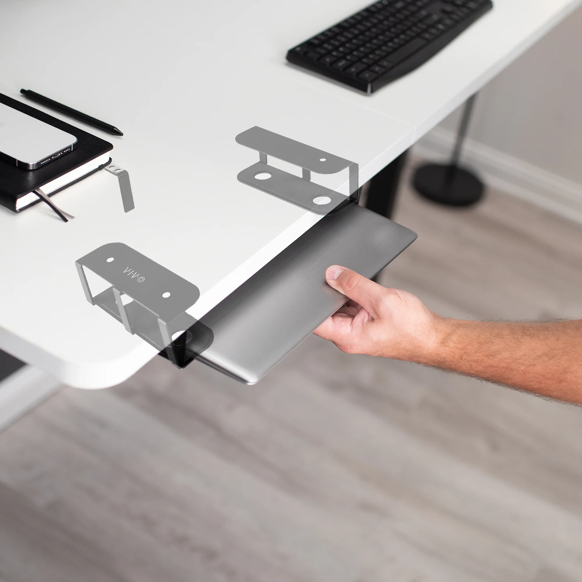 Under Desk Universal Laptop Storage Mount - Image 7
