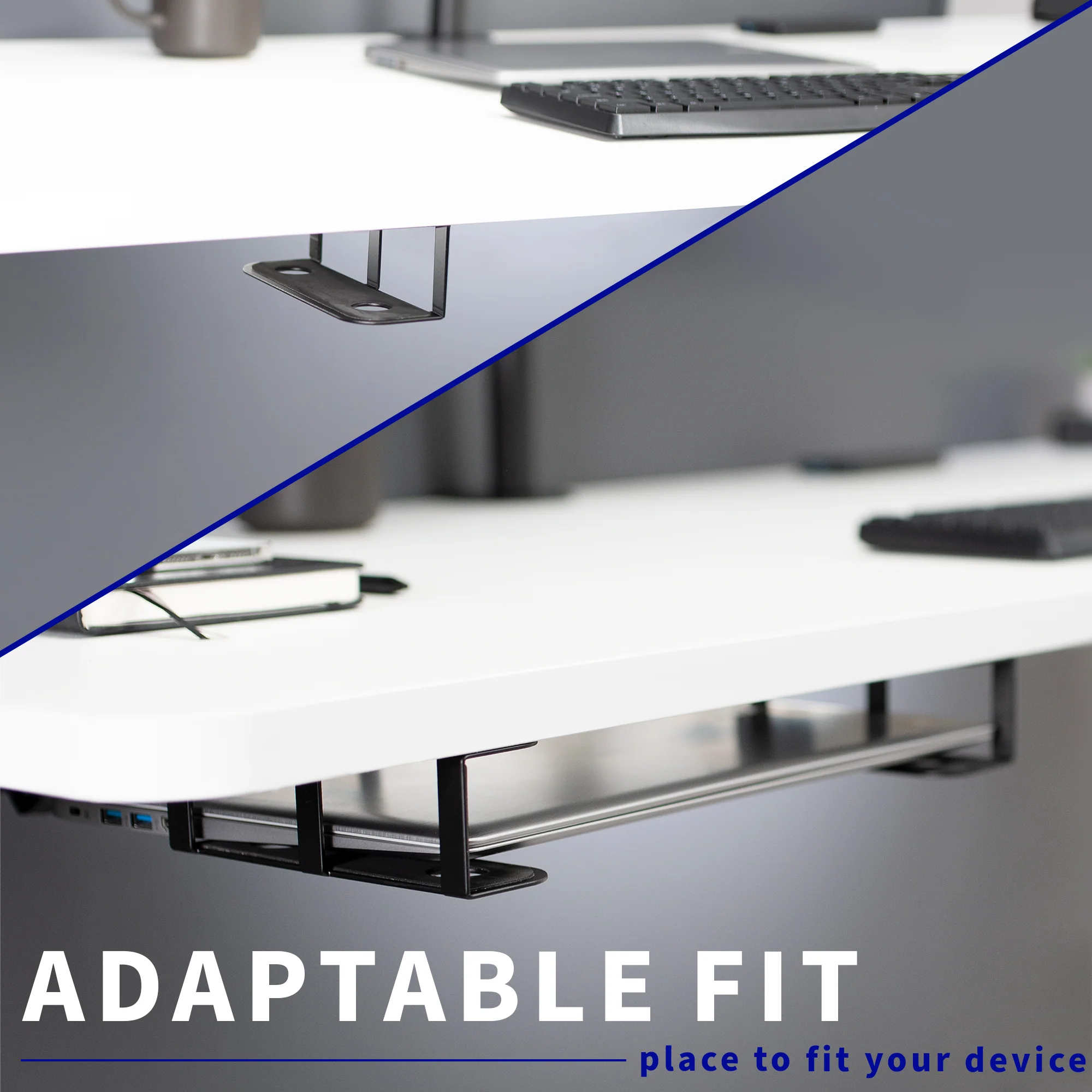 Under Desk Universal Laptop Storage Mount - Image 8