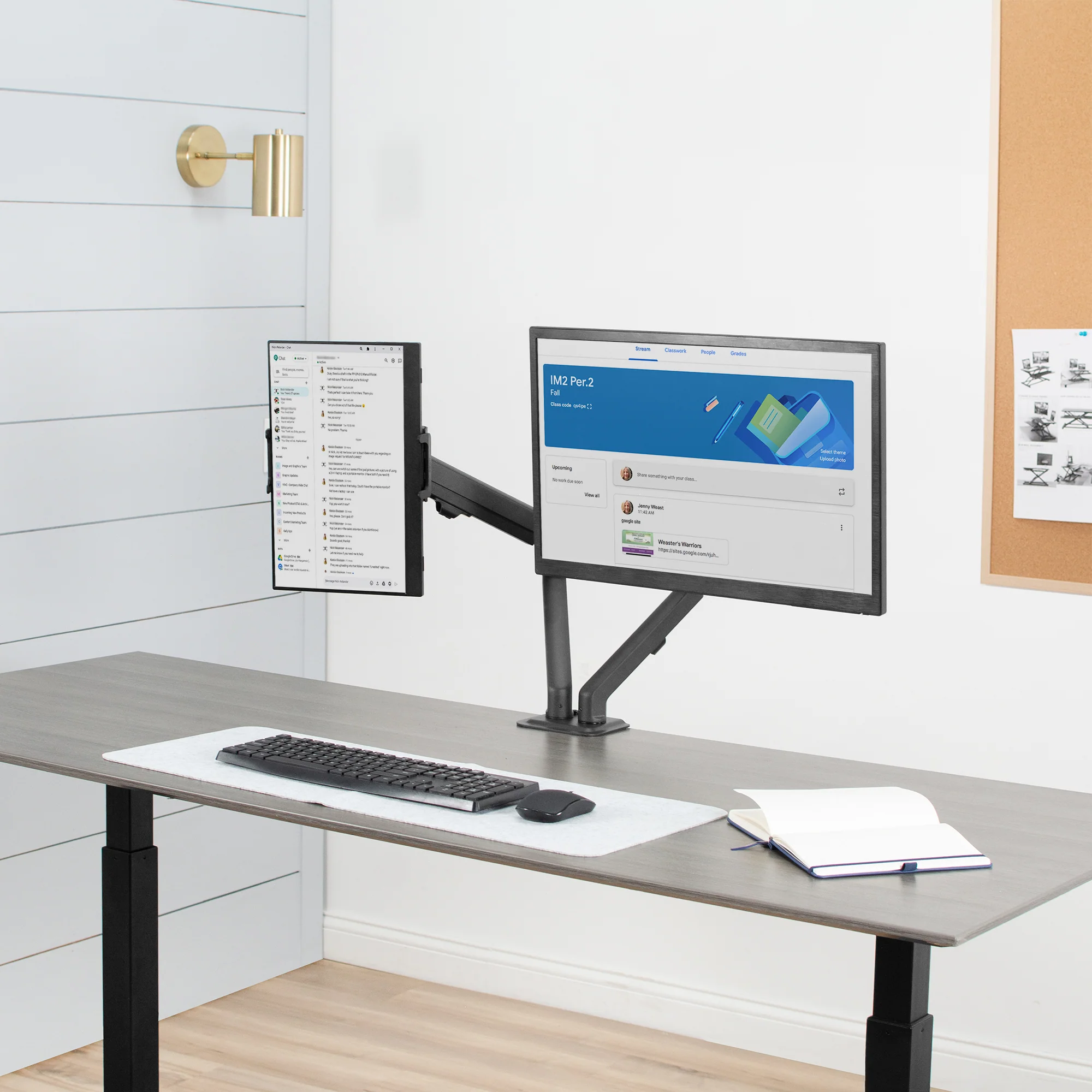 Universal VESA Holder for Tablets, 2-in-1 Laptops, Portable Monitors - Image 2