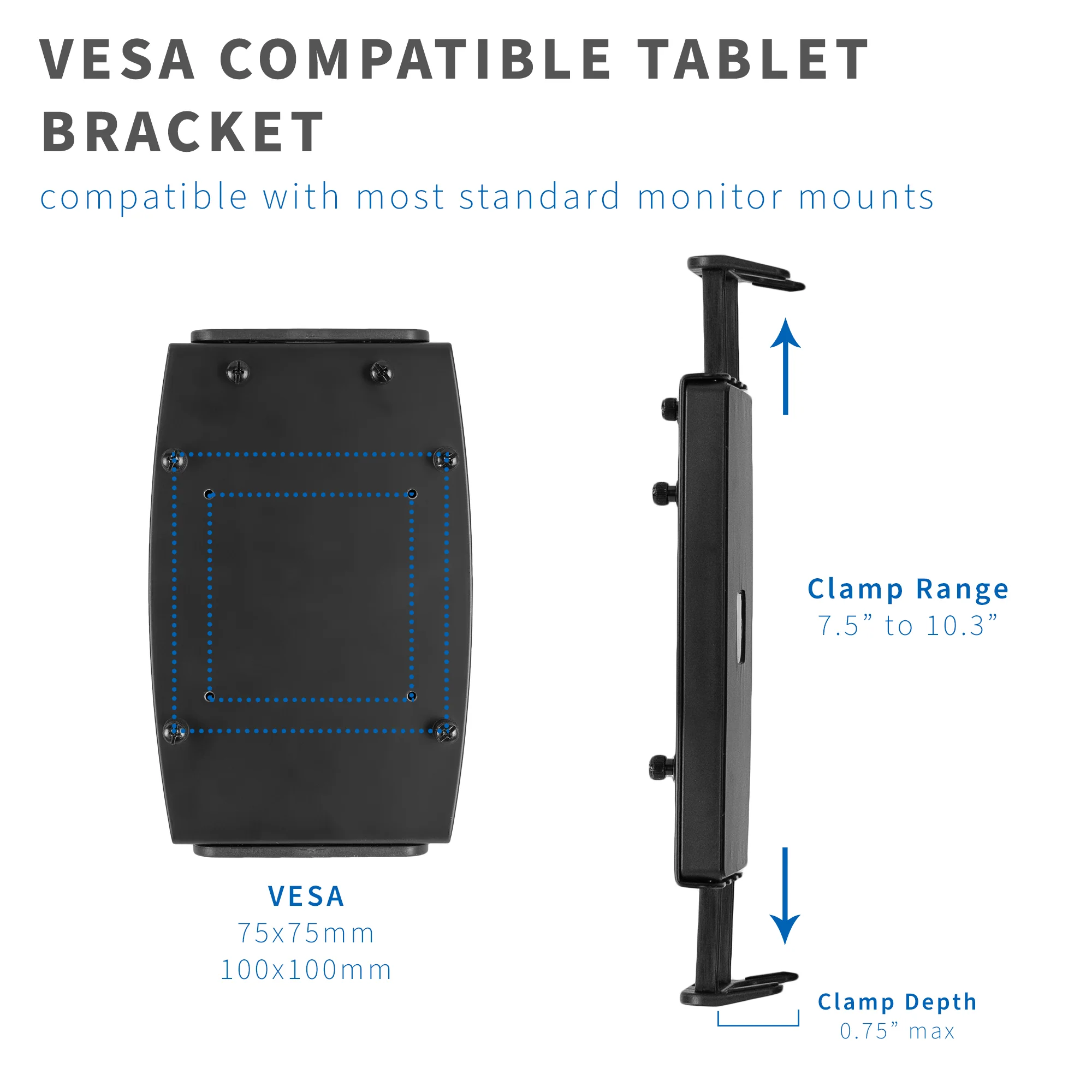 Universal VESA Holder for Tablets, 2-in-1 Laptops, Portable Monitors - Image 3