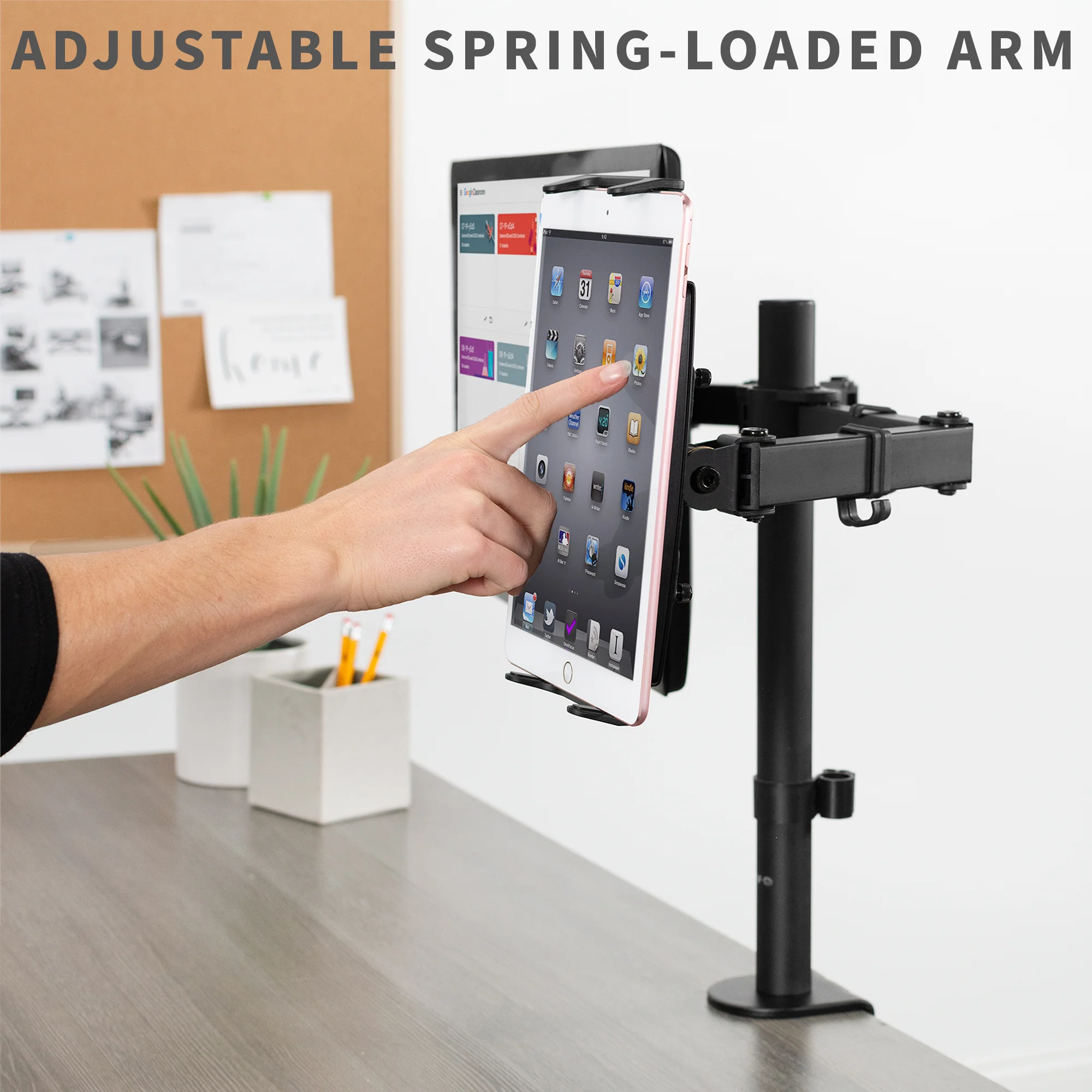 Universal VESA Holder for Tablets, 2-in-1 Laptops, Portable Monitors - Image 5