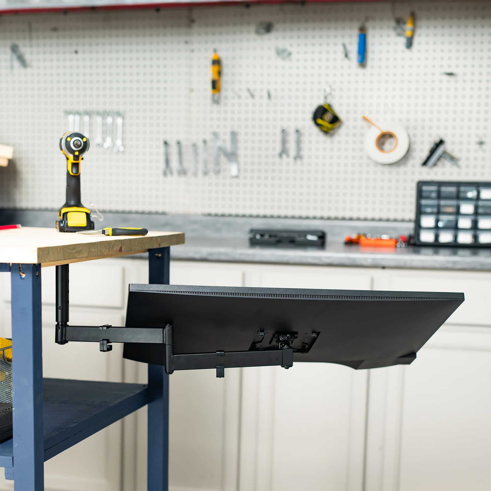 Under Cabinet Articulating Single 13" to 27" Monitor/TV Mount - Image 12