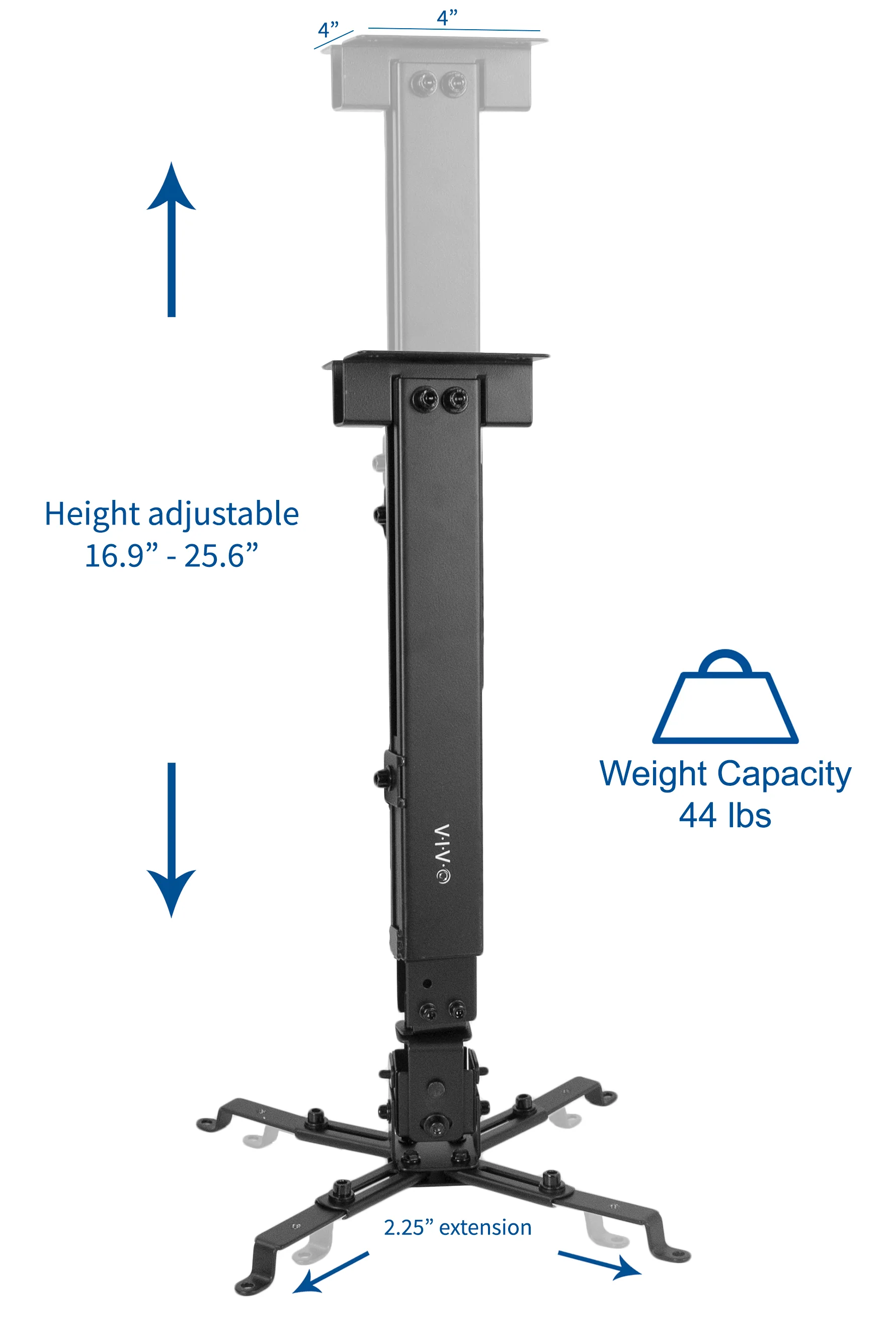 Adjustable Projector Ceiling and Wall Mount - Image 7