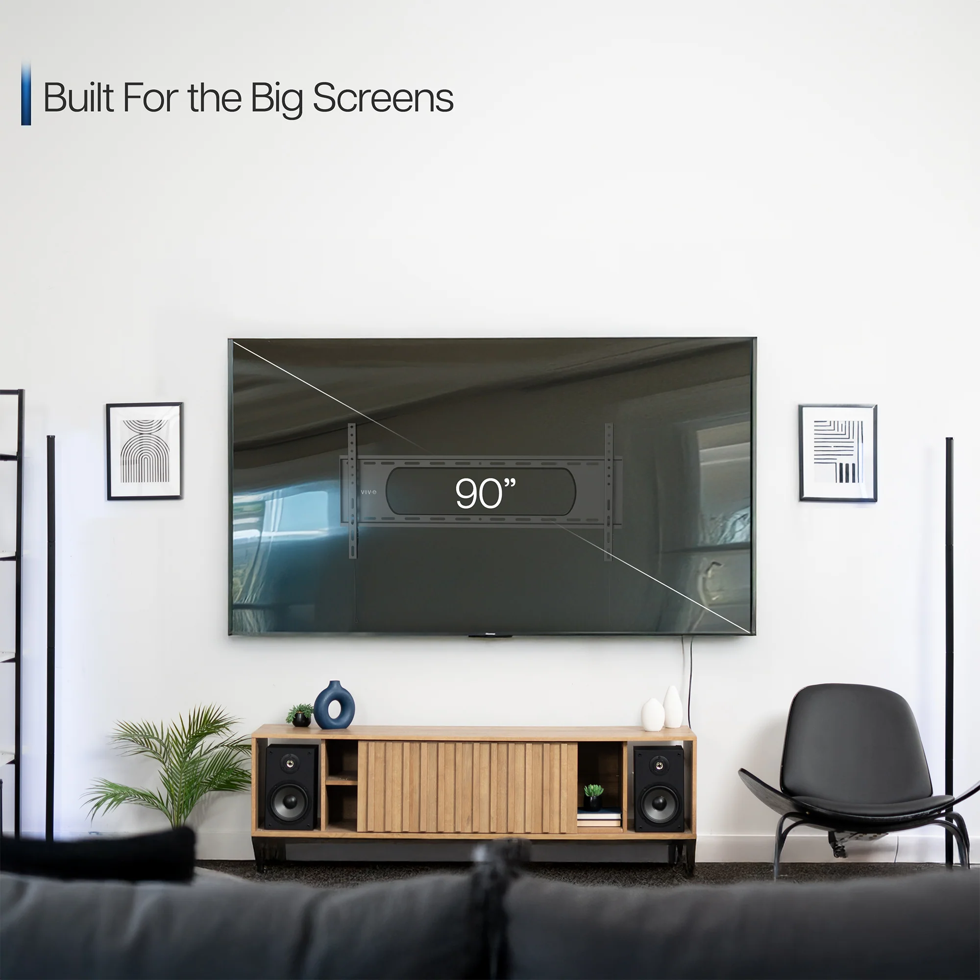 Ultra Heavy Duty Fixed Wall Mount for 43" to 90" TVs - Image 6