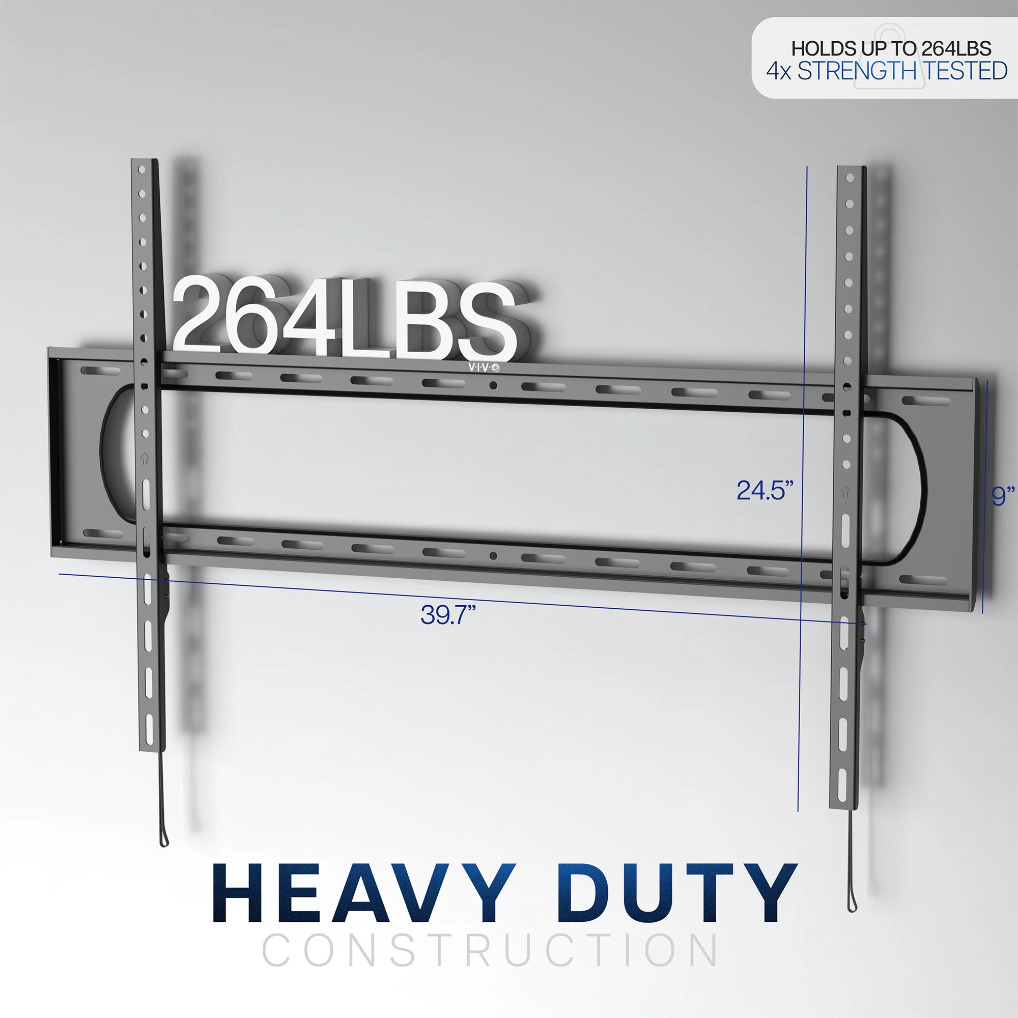 Heavy Duty Extra Large 60" to 120" TV Wall Mount - Image 3