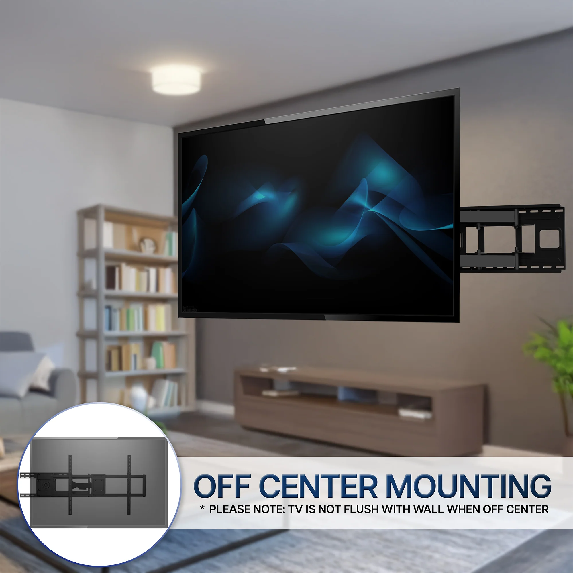 Full Motion Extra Large 60" to 120" TV Wall Mount with Long Arm - Image 4