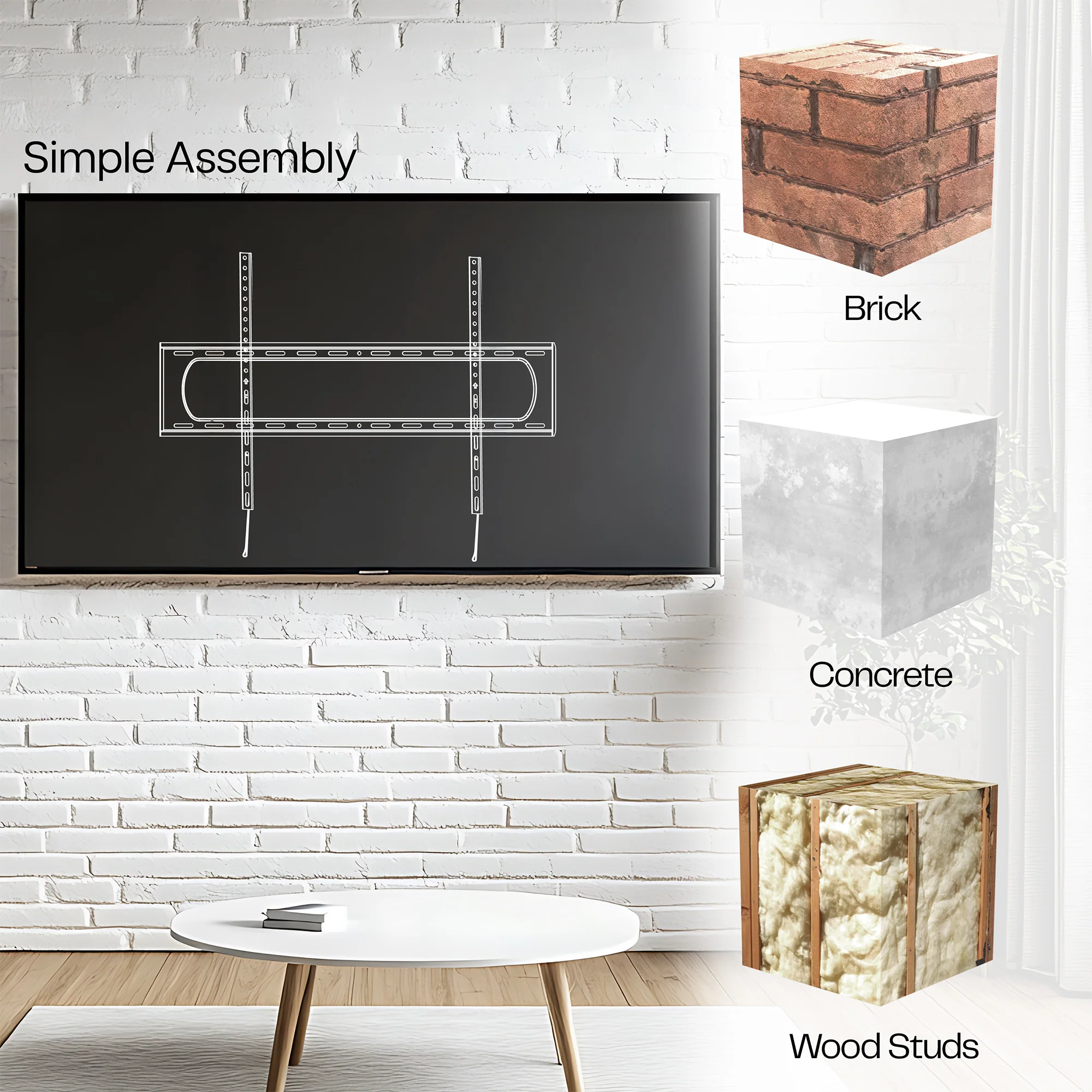Heavy Duty Tilting Extra Large 60" to 120" TV Wall Mount - Image 9