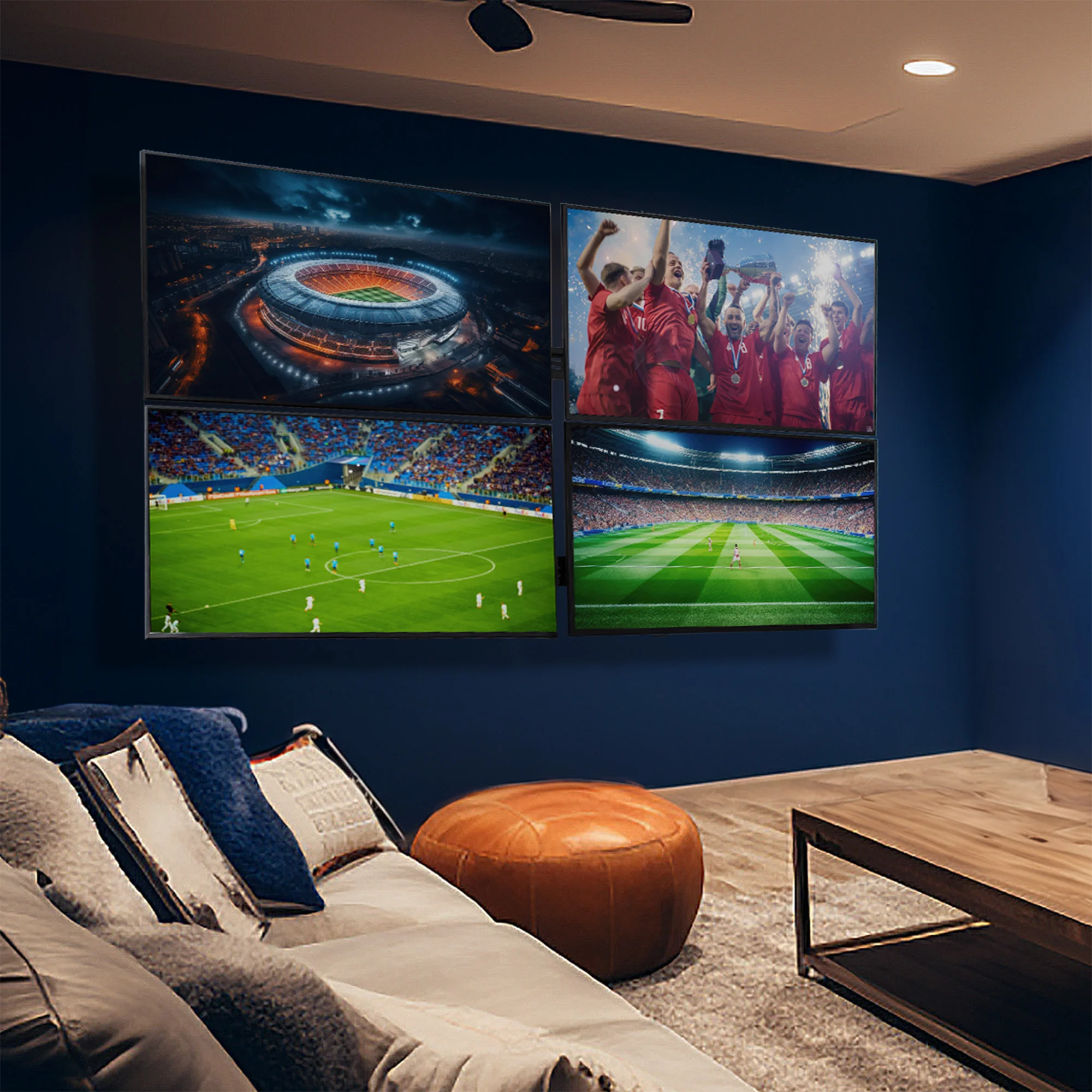 Pop-Out 2x2 Video Wall Mounts for 37” to 65” TVs - Image 2