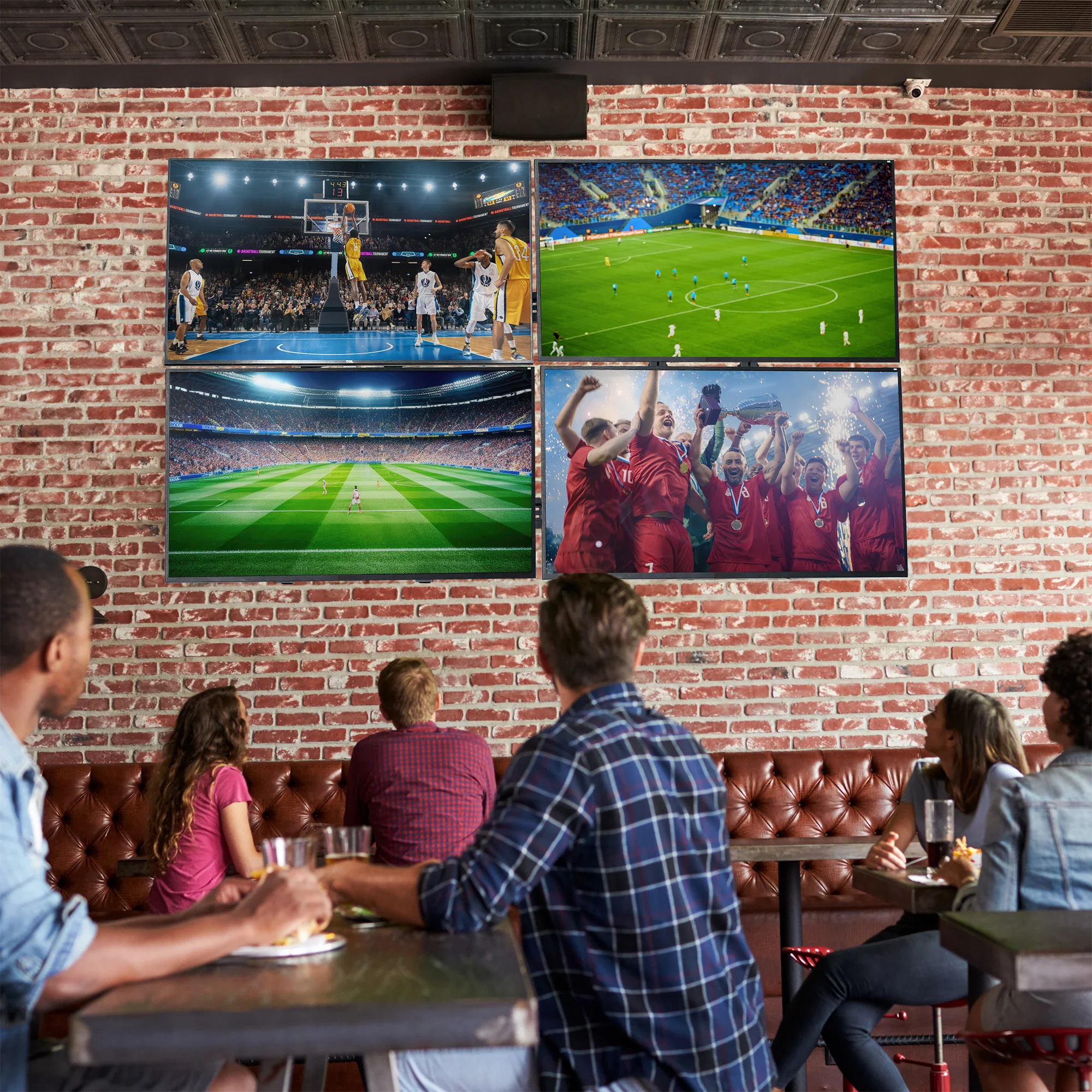 Pop-Out 2x2 Video Wall Mounts for 37” to 65” TVs - Image 7