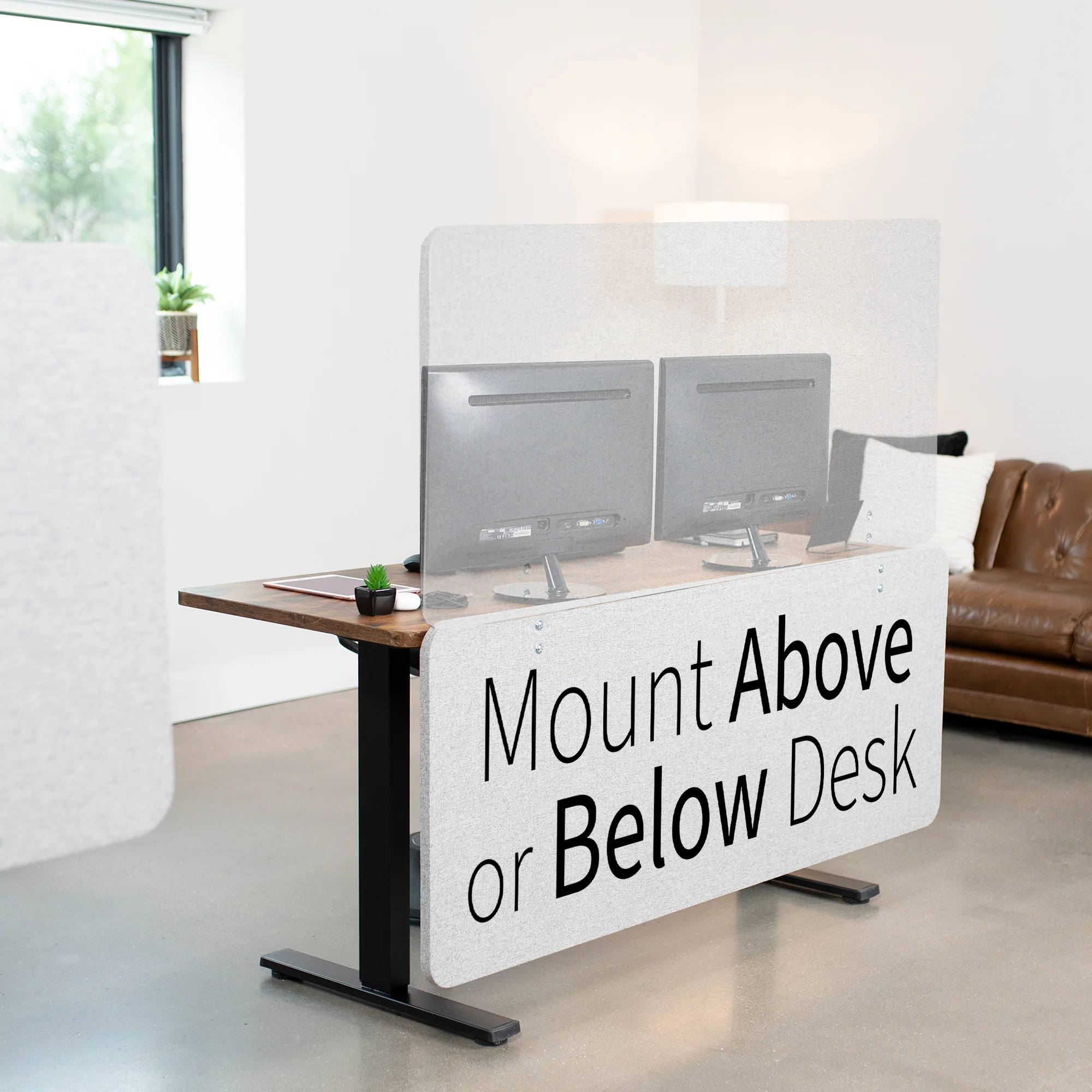 Clamp-on/Screw-on Desk Privacy Panel - Image 6