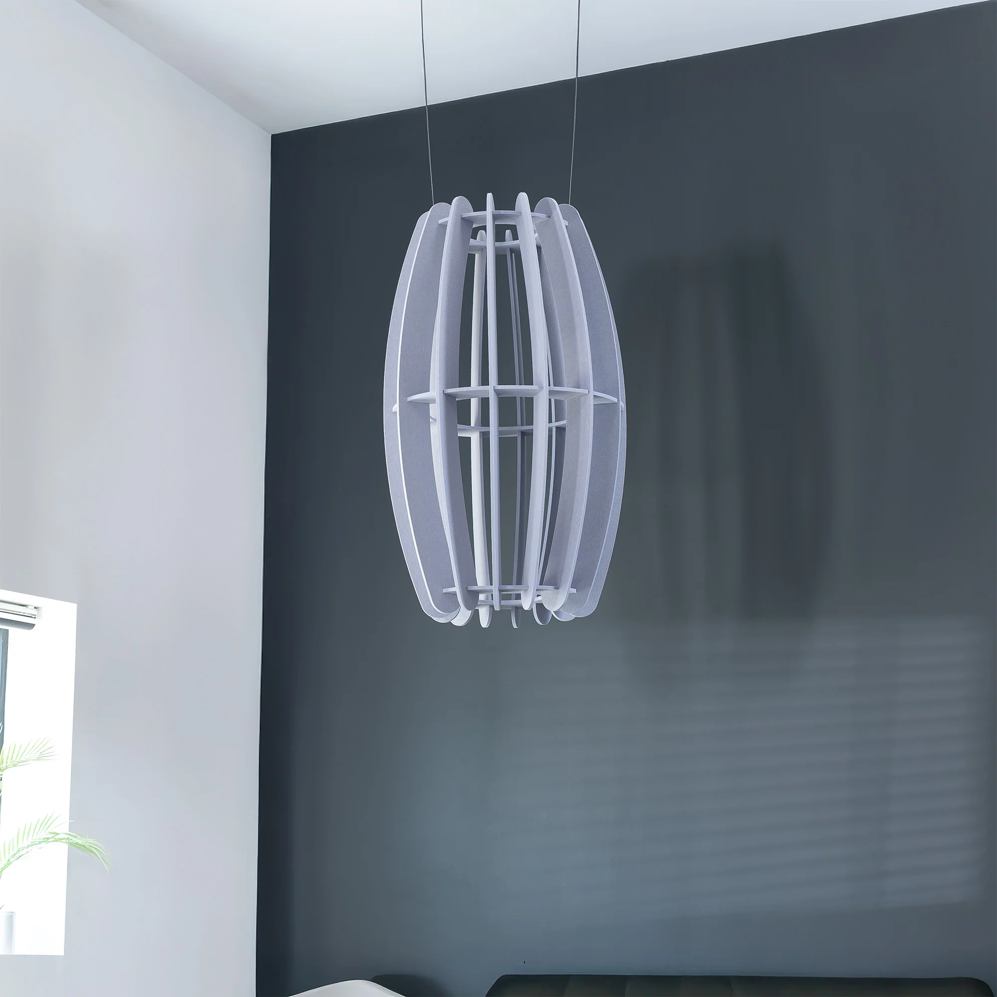 Large Acoustic Ceiling Oval Sound Absorber - Image 7
