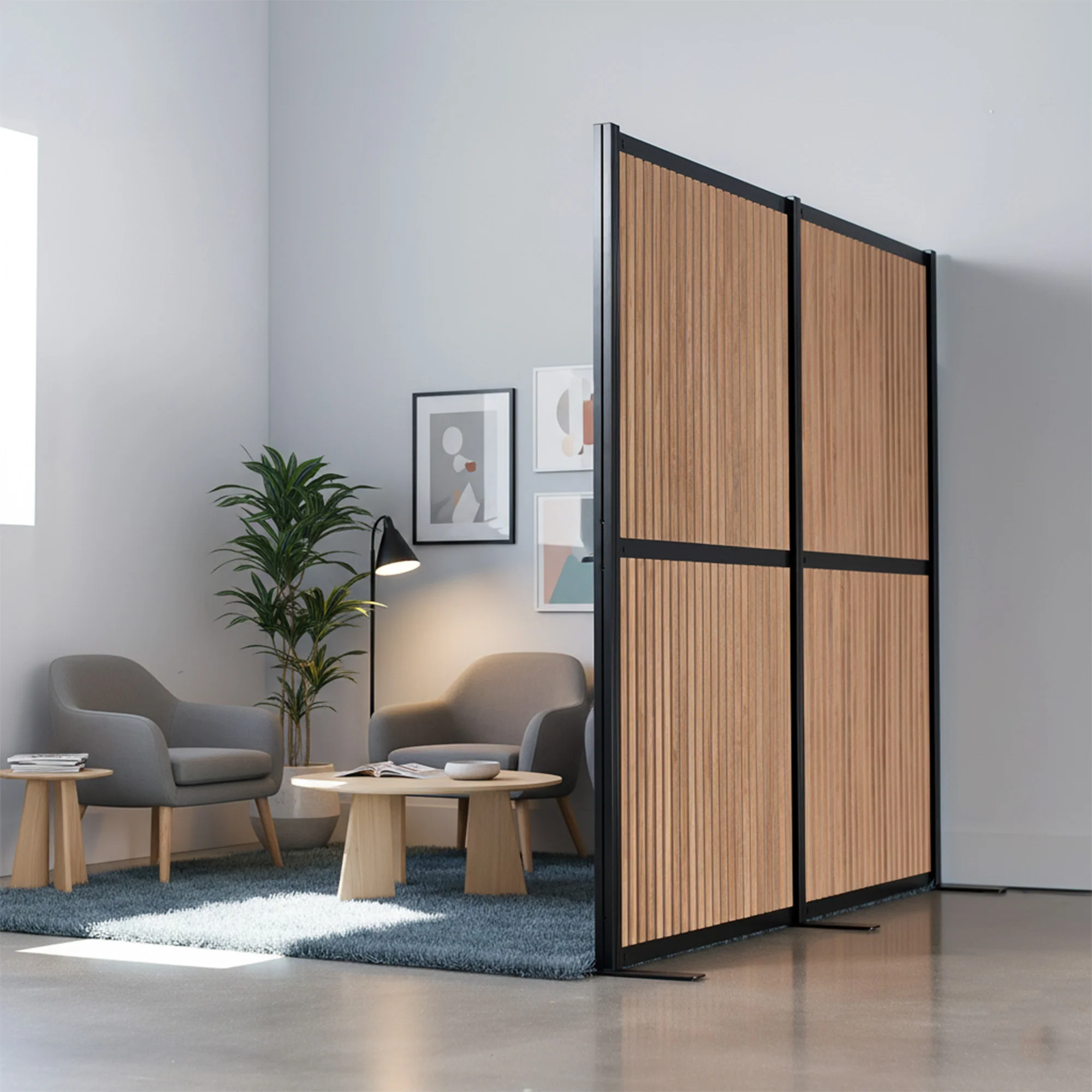 Modular Wall System Freestanding Room Dividers - Image 15