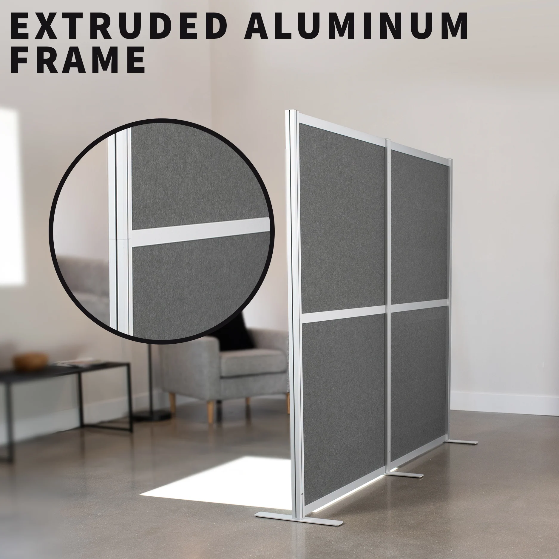 Modular Wall System Freestanding Room Dividers - Image 7