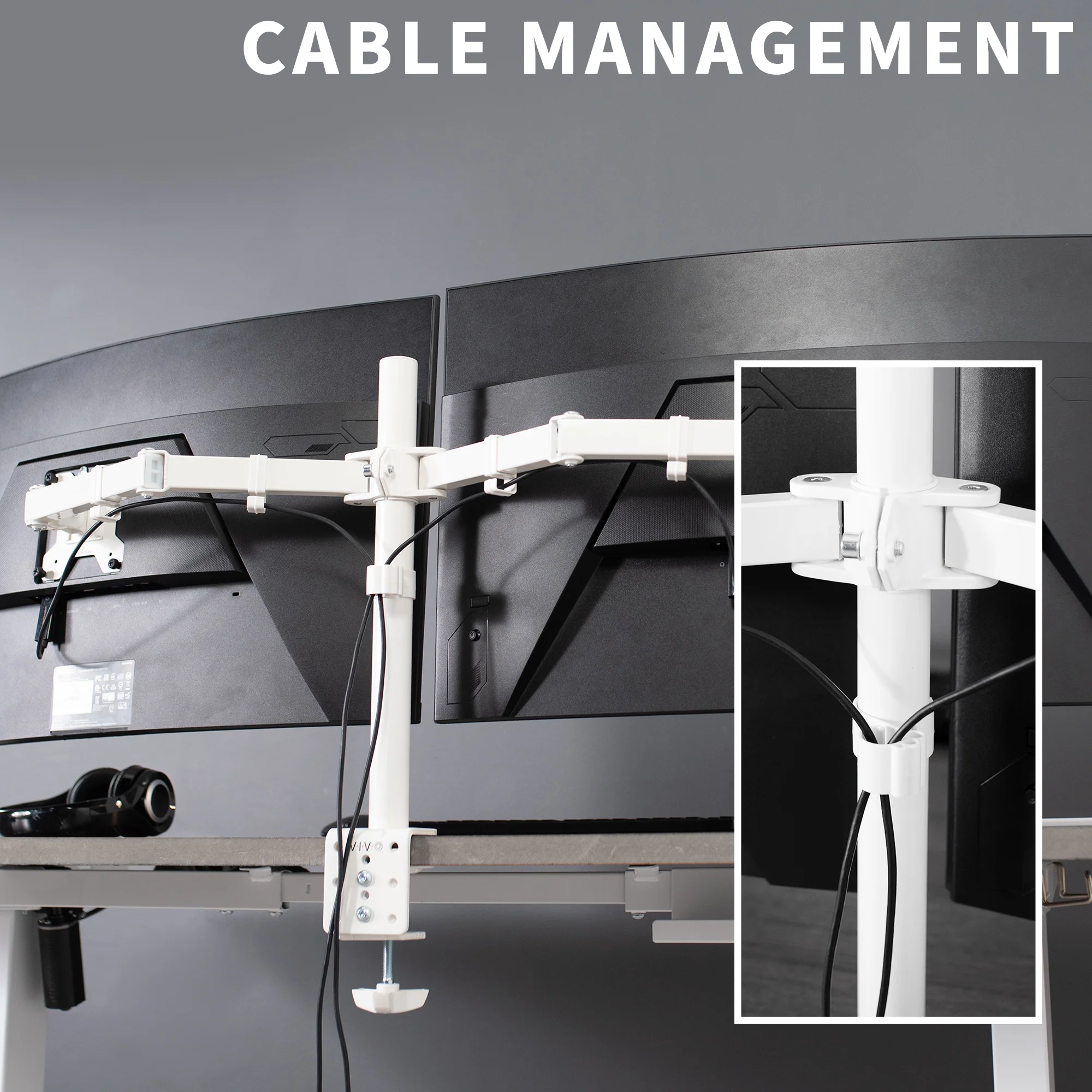 4" Cable Clip Kit for Monitor Stand - Image 10