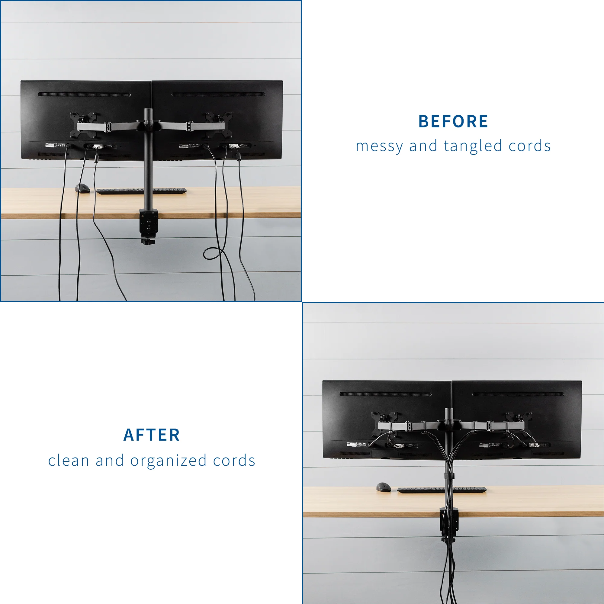 4" Cable Clip Kit for Monitor Stand - Image 4