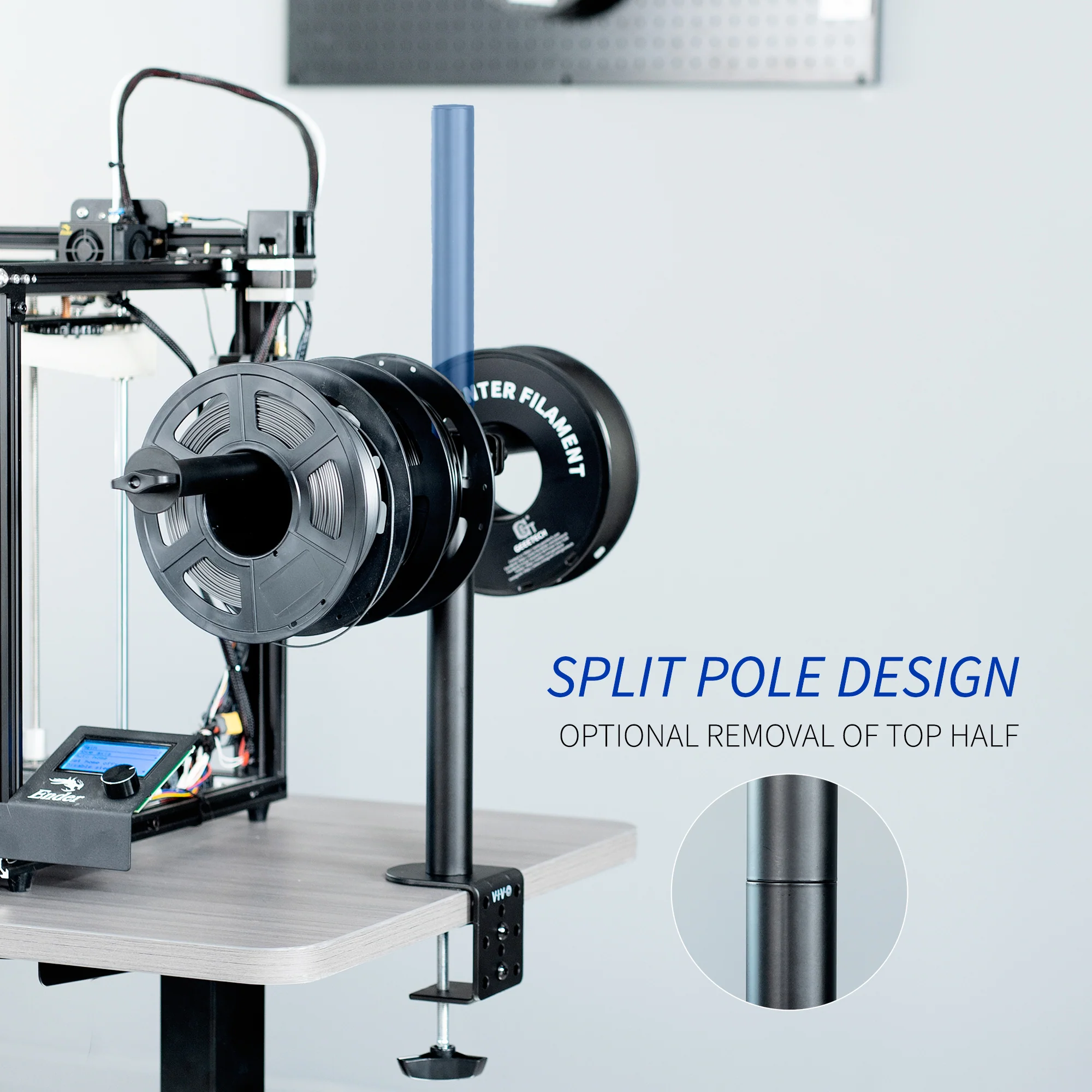 Clamp-on Reel Holder for 3D Printer - Image 10
