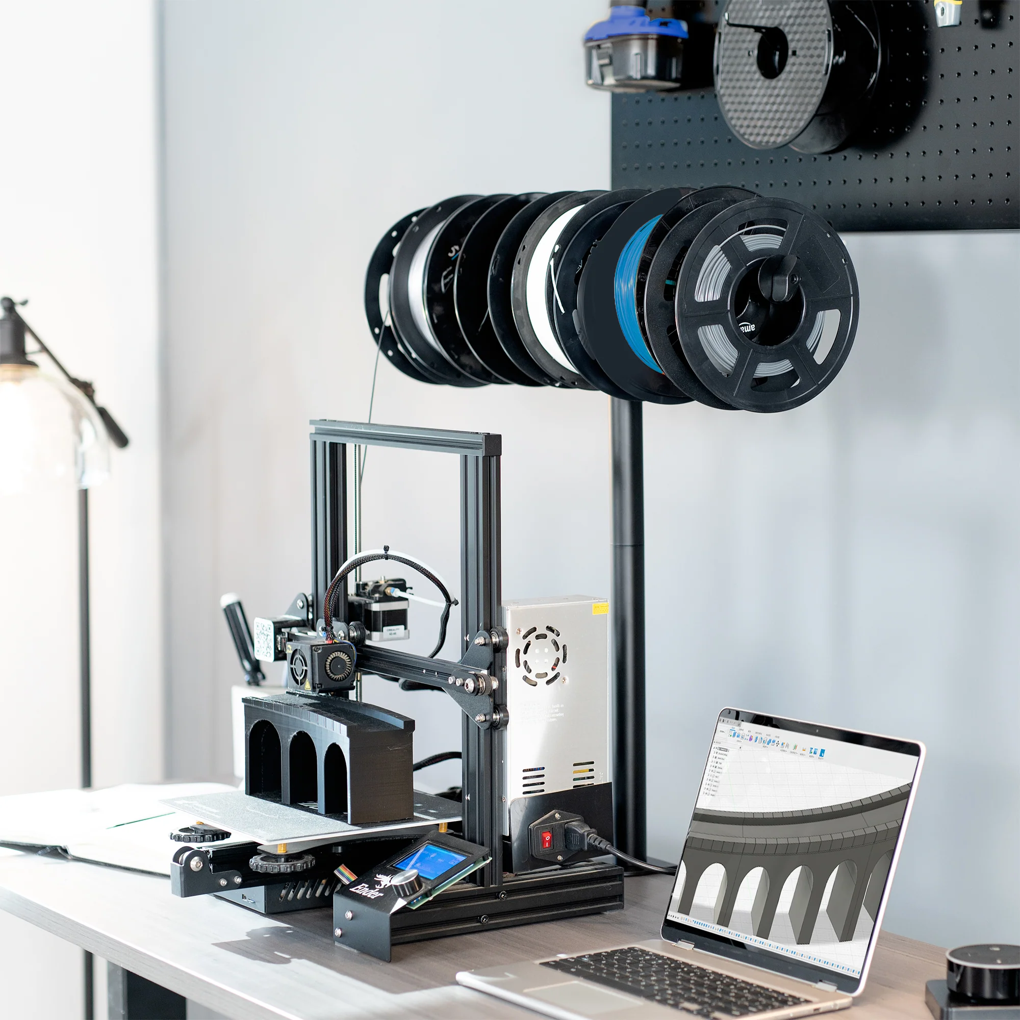 Clamp-on Reel Holder for 3D Printer - Image 9