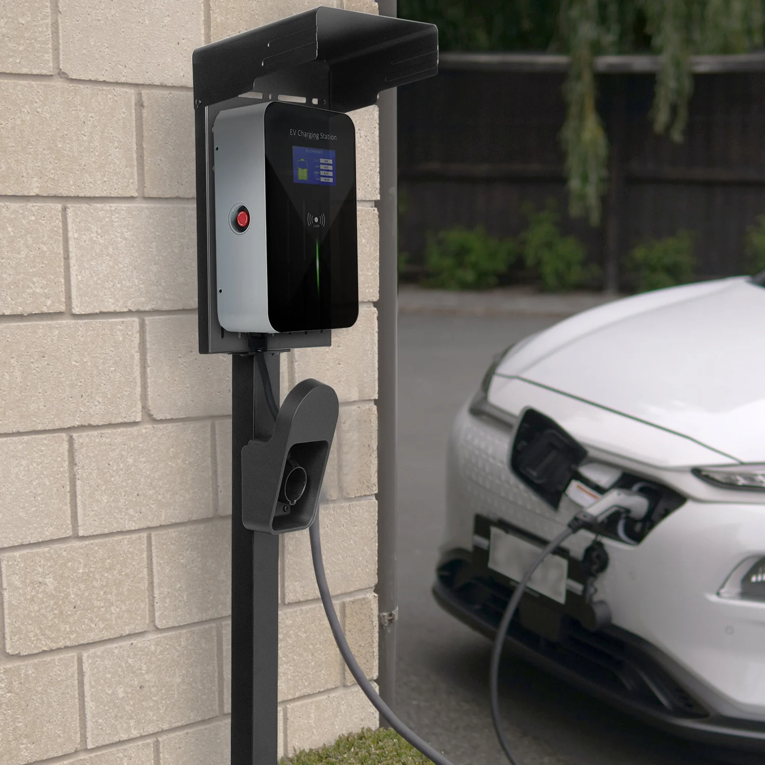 Black EV Charging Stand - Image 2