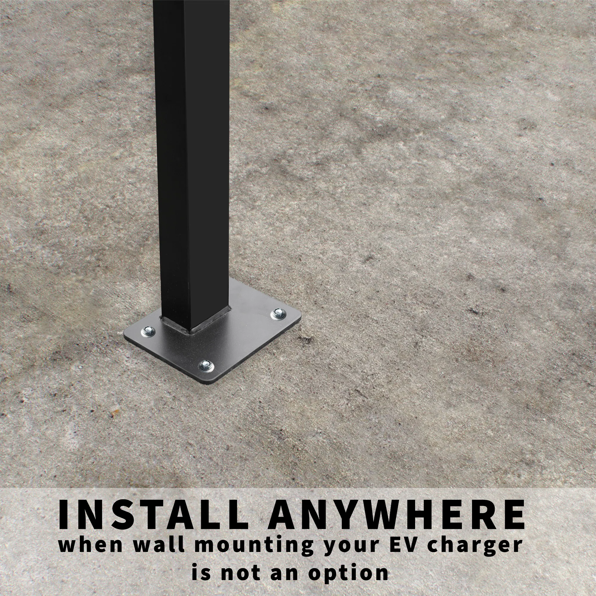 Black EV Charging Stand - Image 6