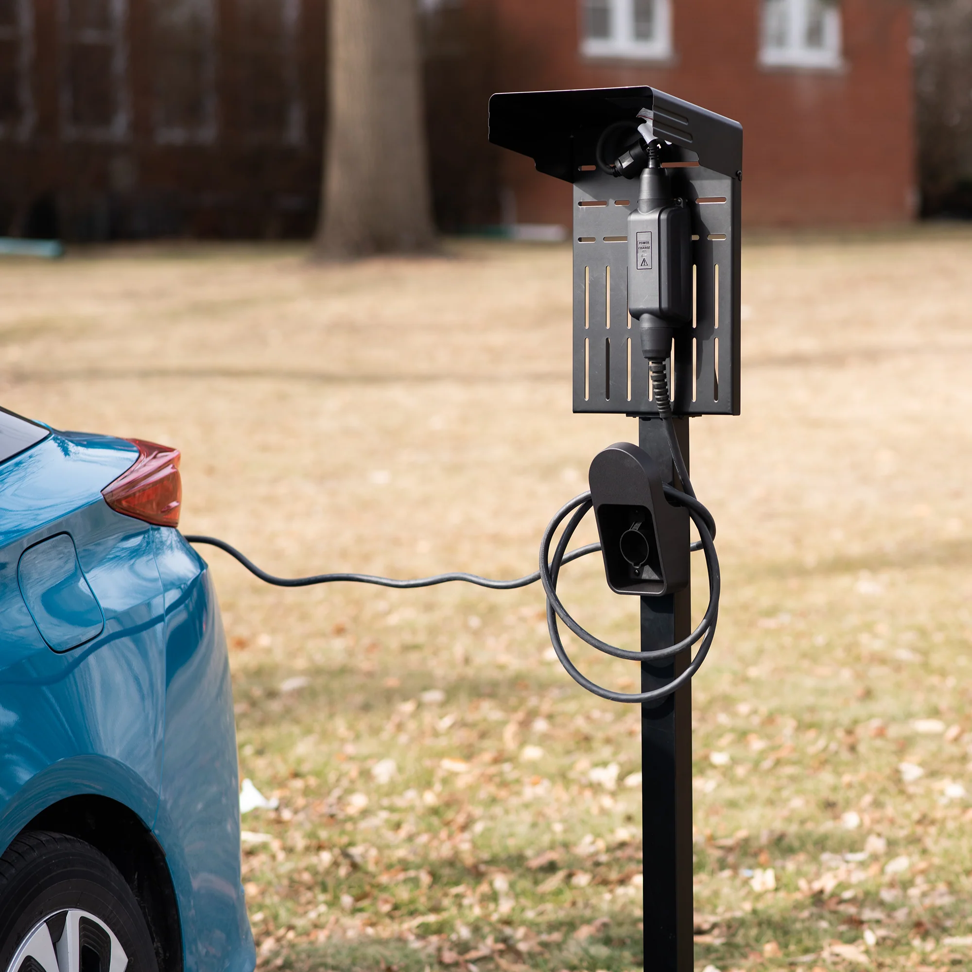 Black EV Charging Stand - Image 8
