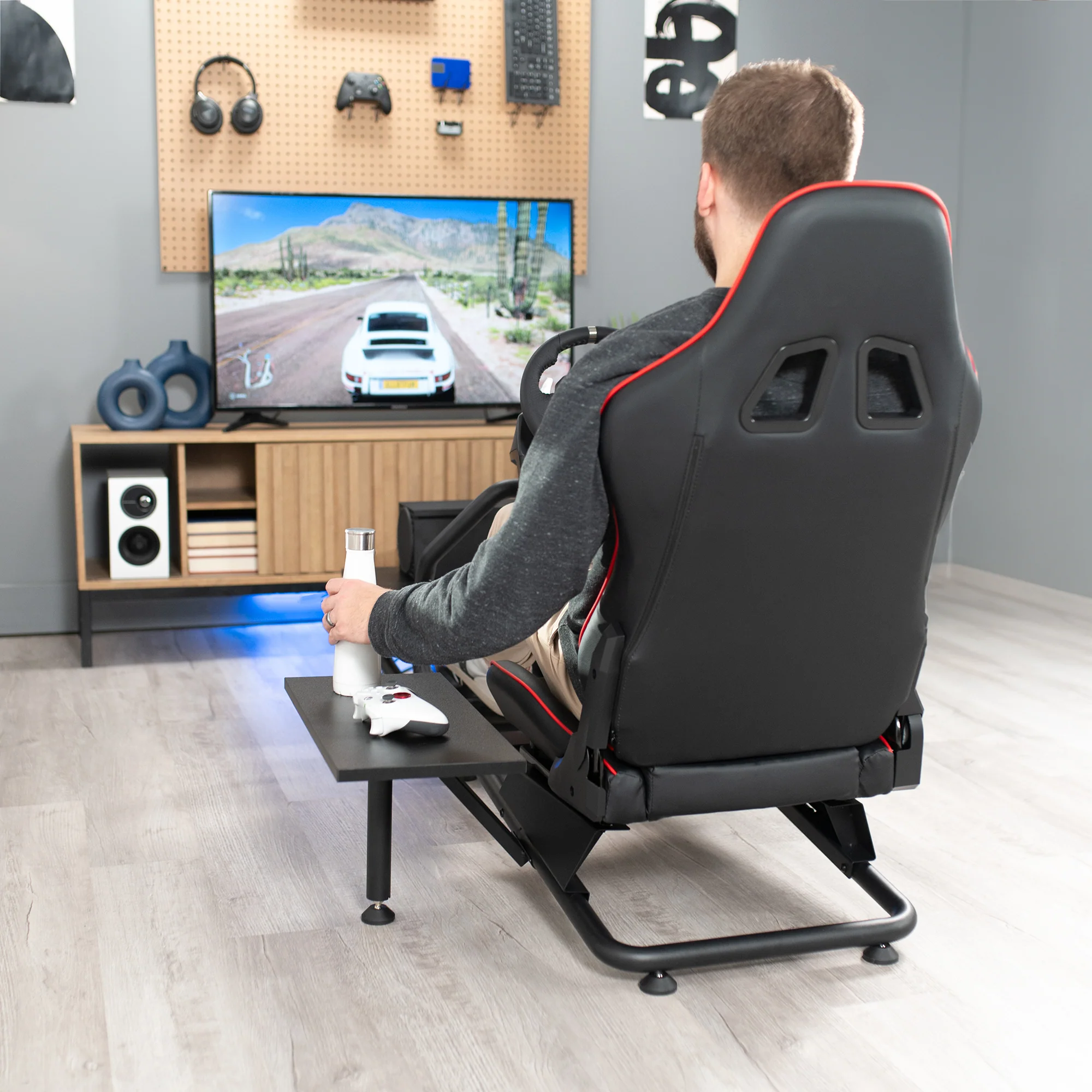 Racing Simulator Cockpit with Shelf Kit - Image 6