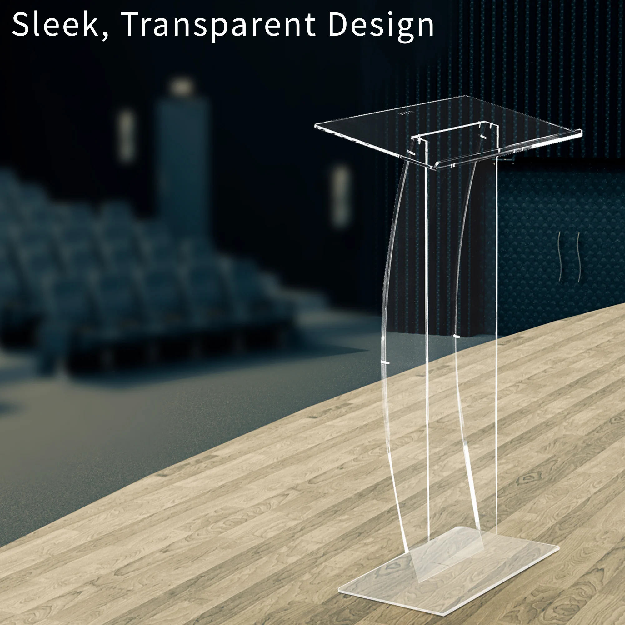 46" Acrylic Podium - Image 3