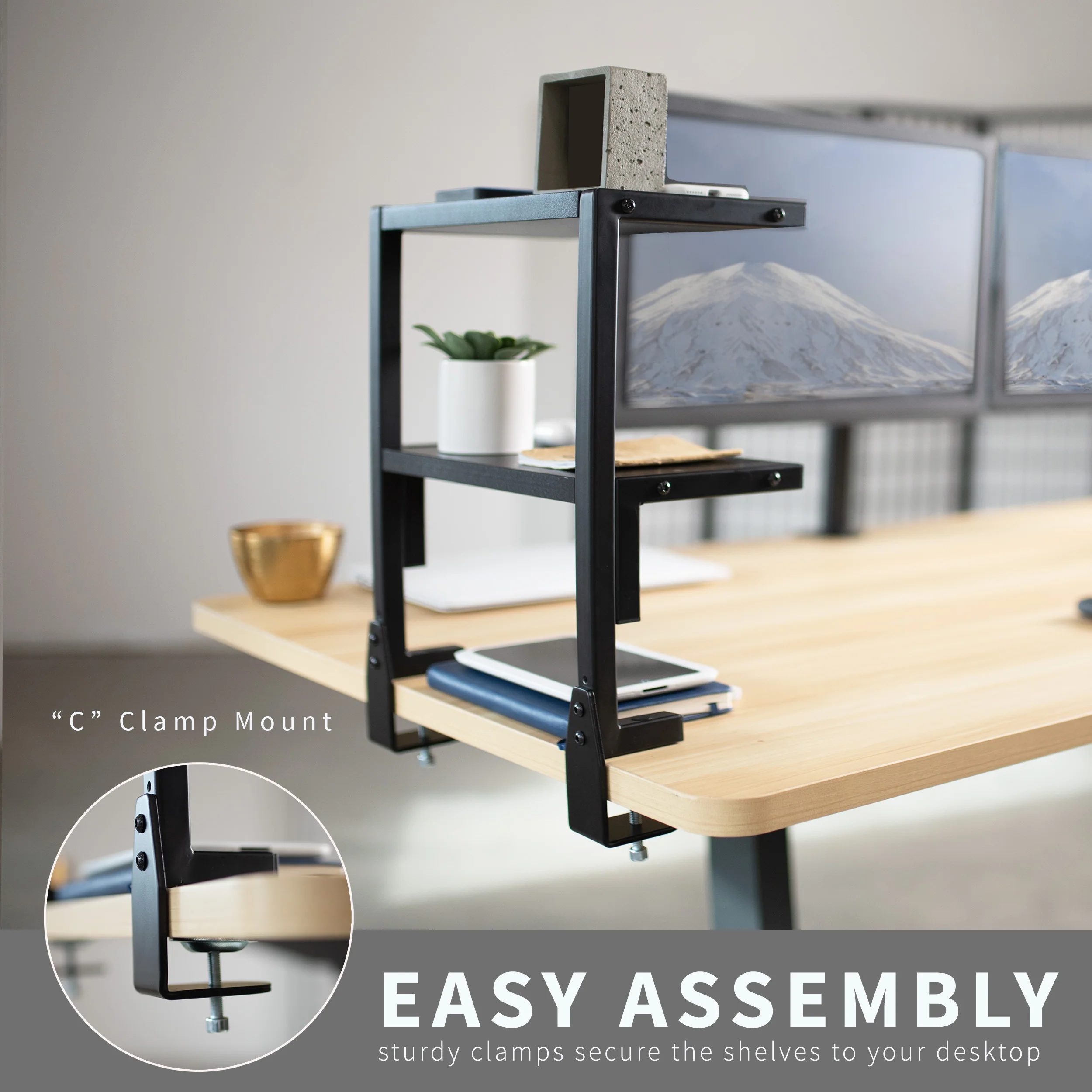 Above/Below Clamp-on Dual Shelf - Image 5