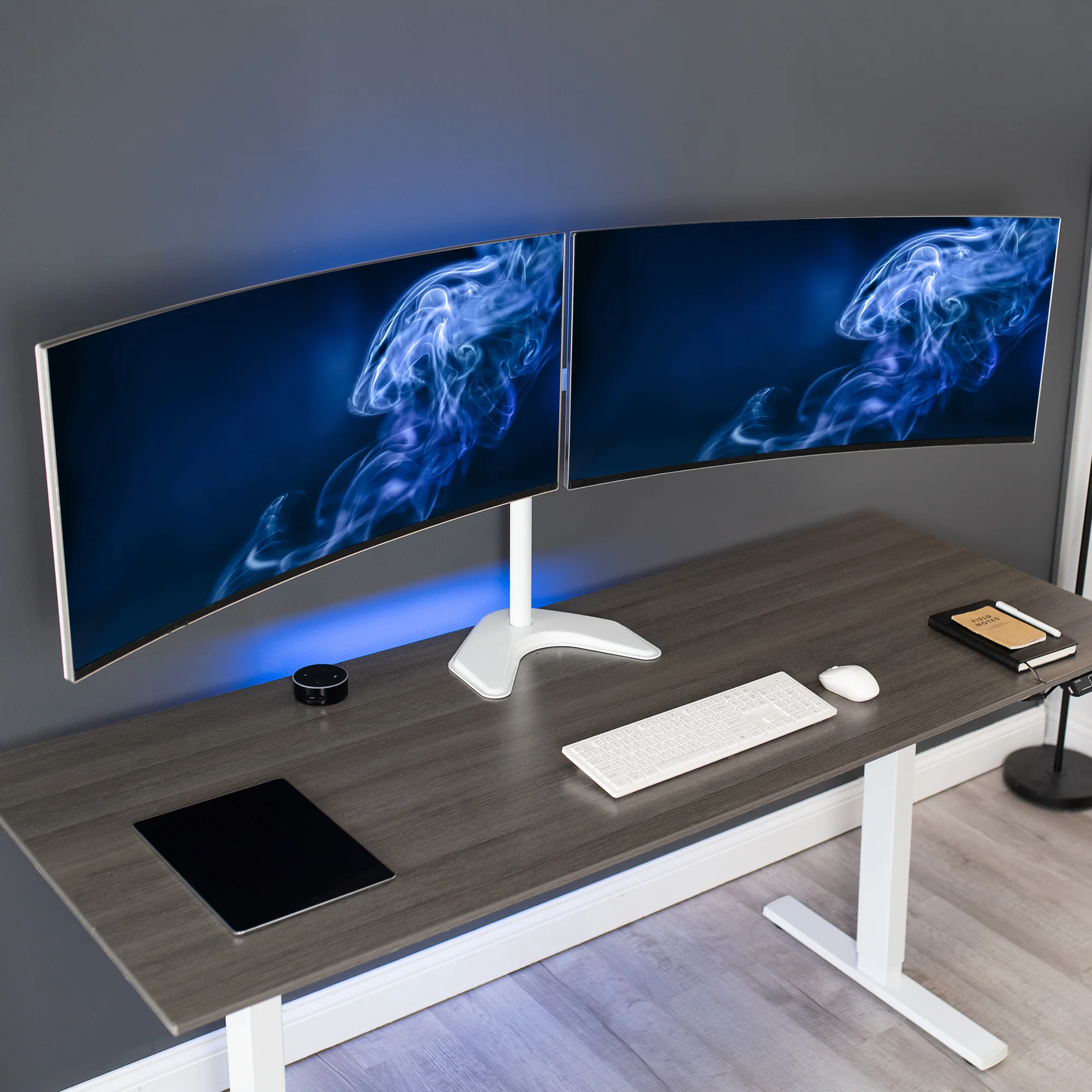 Telescoping Dual 27” to 38” Monitor Desk Stand - Image 11